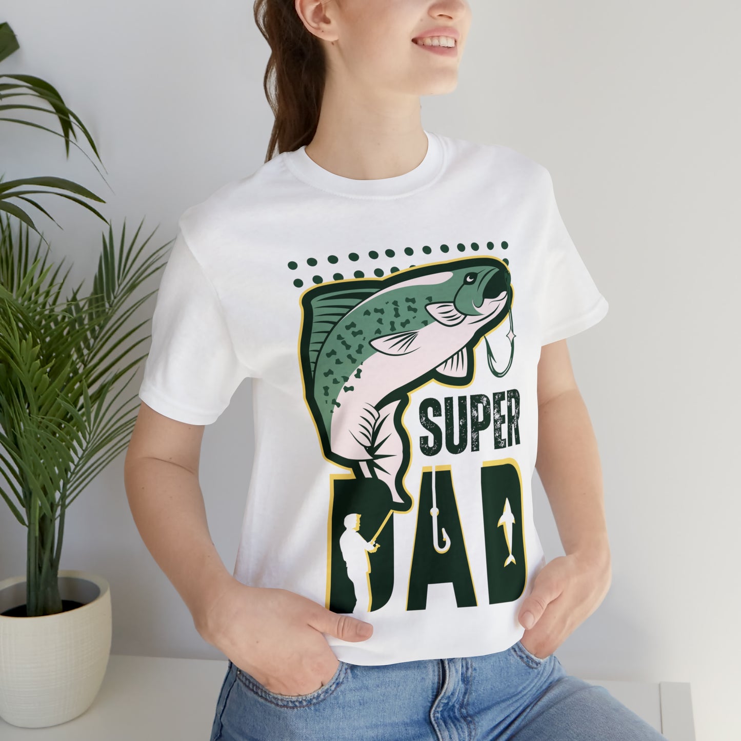 Super Dad/ Unisex Jersey Short Sleeve Tee