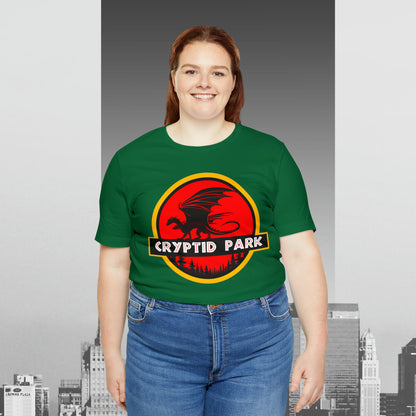 Cryptid Park Series Present The Dragon Unisex Jersey Short Sleeve Tee
