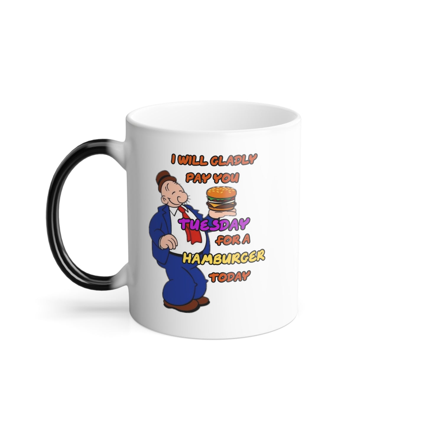 Popeye's Friend Wimpy /Color Morphing Mug, 11oz