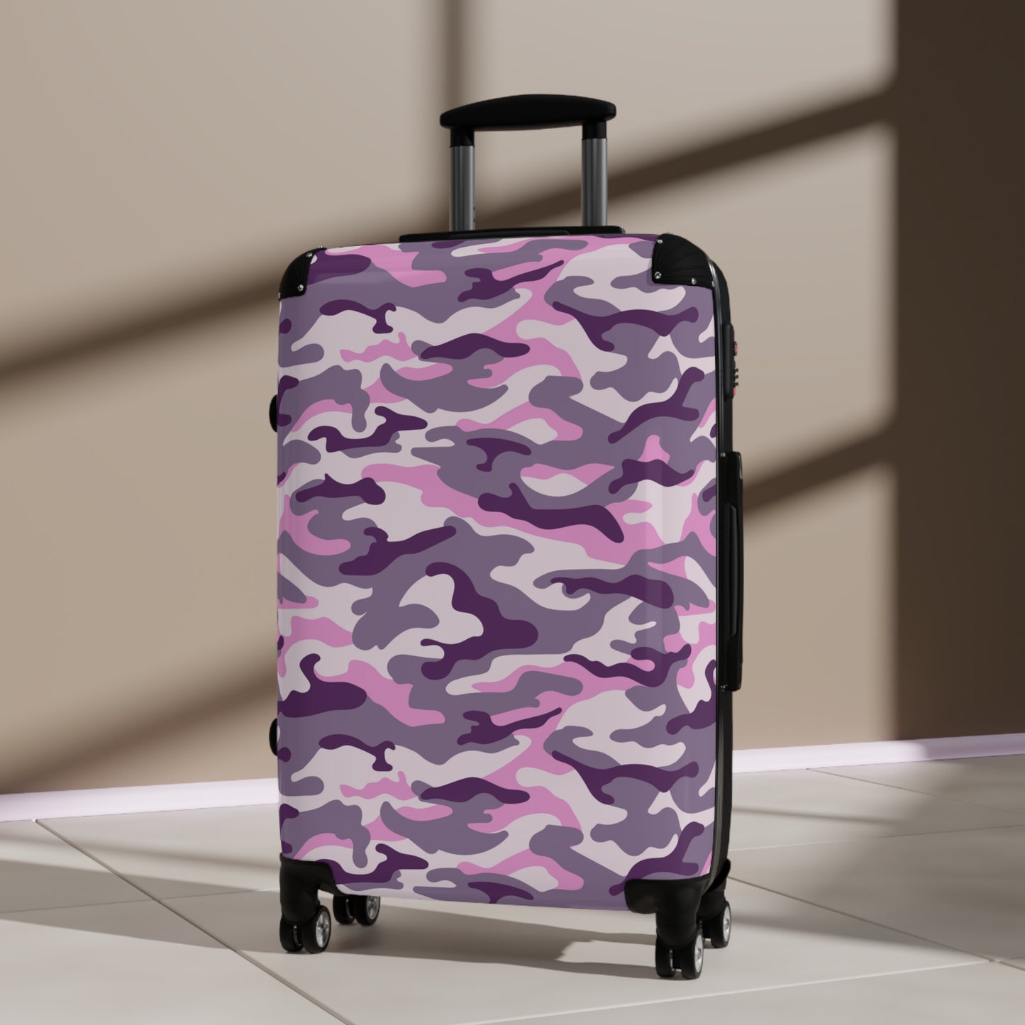 Pink Camo Suitcase