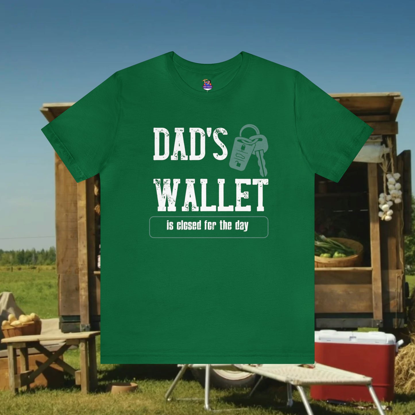 Dad's Wallet Is Closed For the Day /Unisex Jersey Short Sleeve Tee