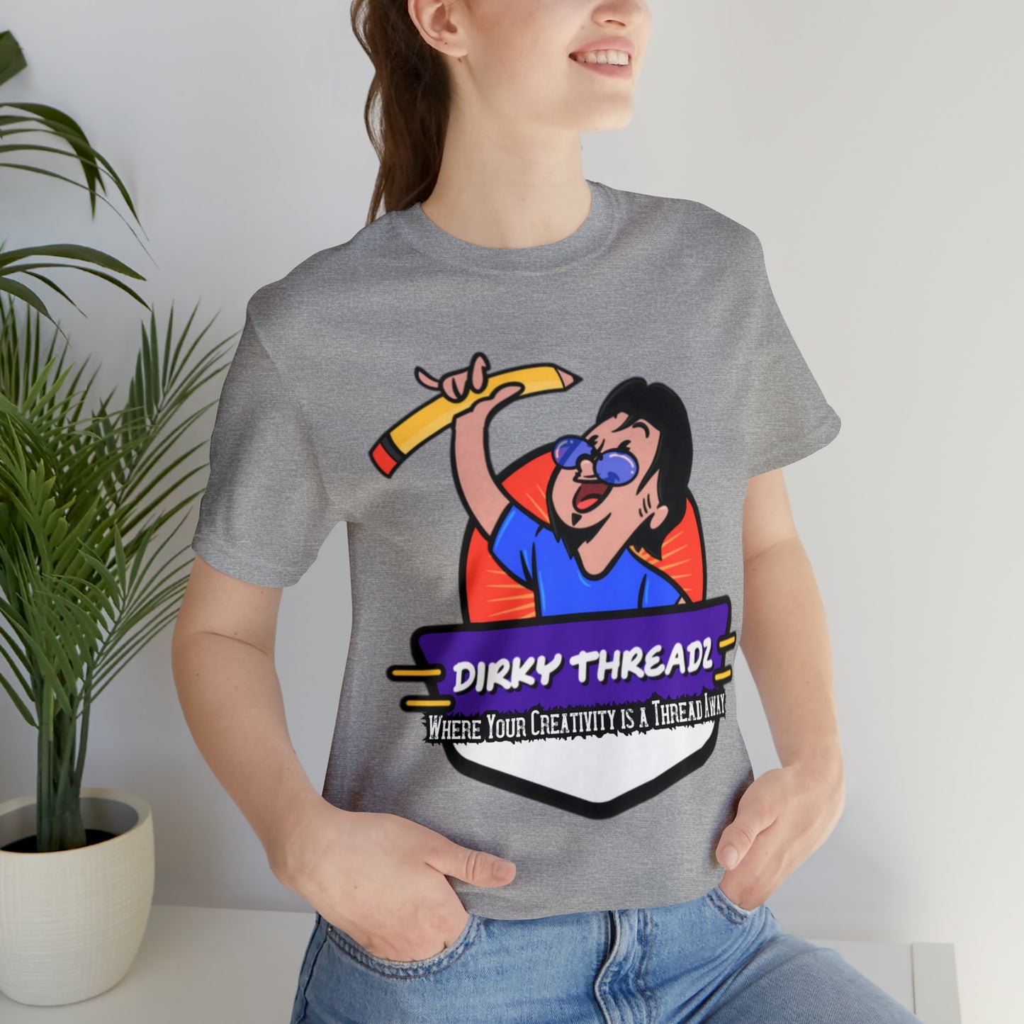 Dirky Threadz Unisex Jersey Short Sleeve Tee