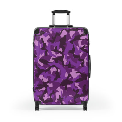 Purple Camo Suitcase