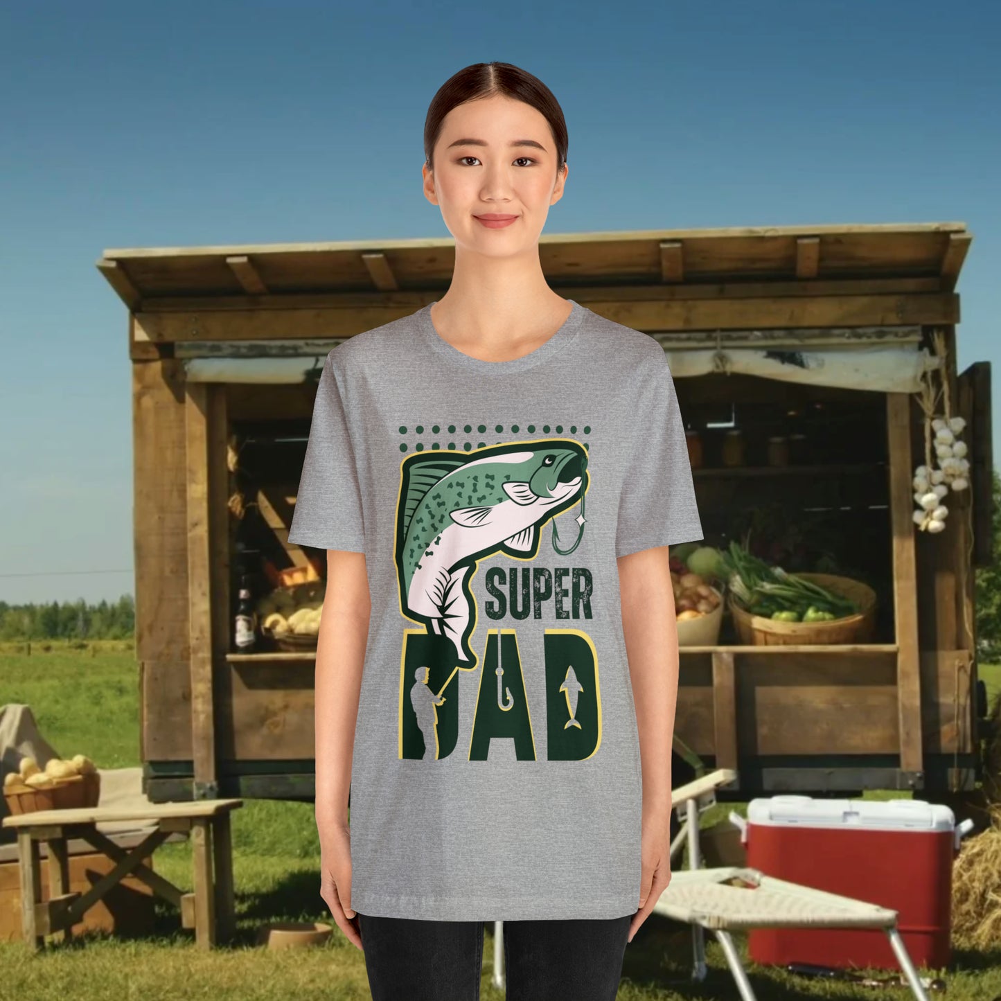 Super Dad/ Unisex Jersey Short Sleeve Tee