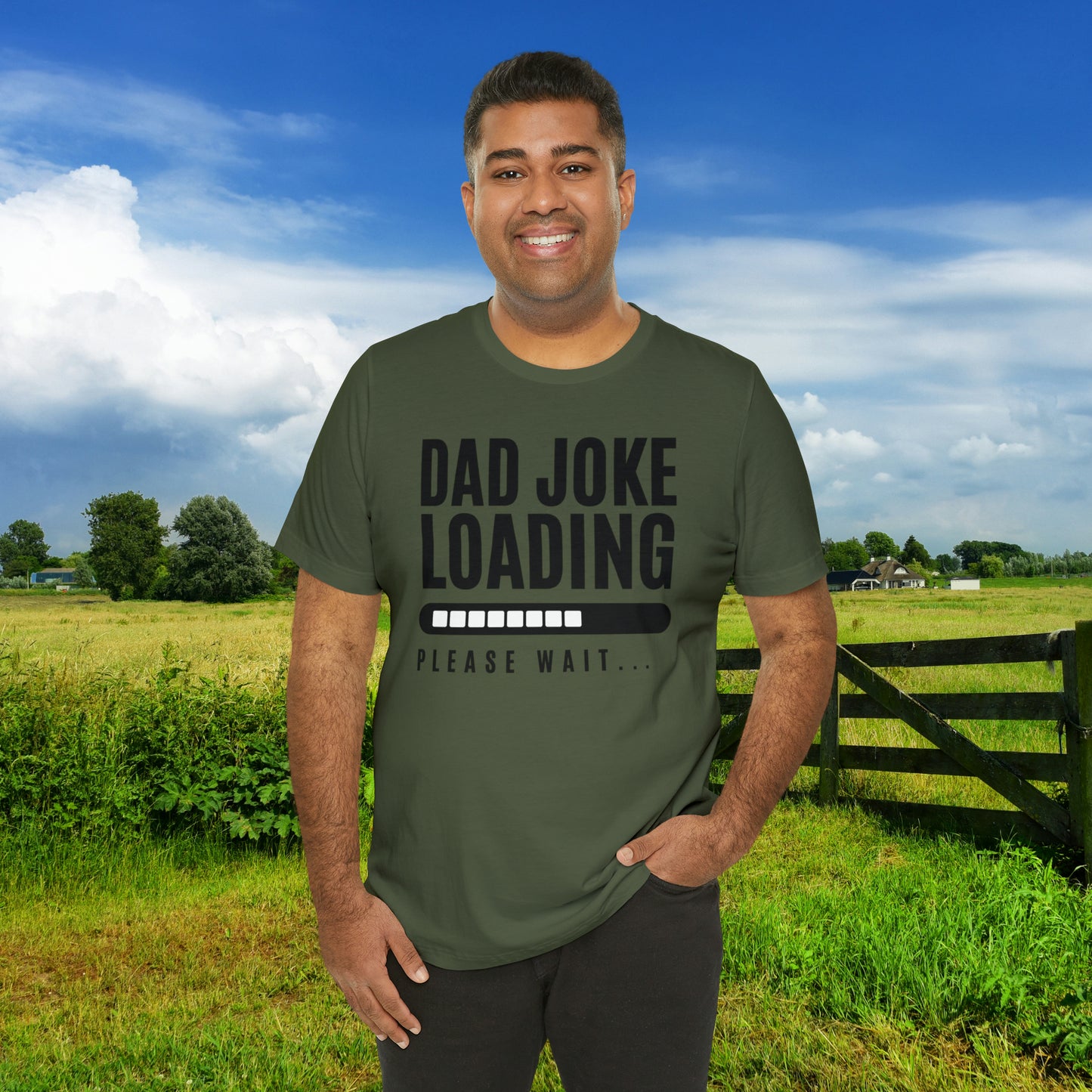 Dad Joke Loading Please Wait / Unisex Jersey Short Sleeve Tee