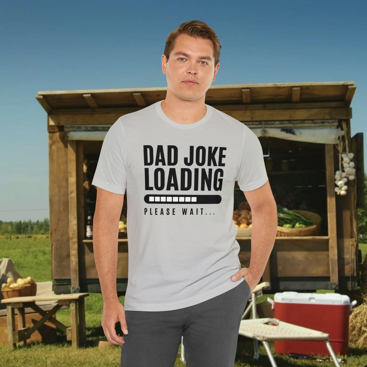 Dad Joke Loading Please Wait / Unisex Jersey Short Sleeve Tee