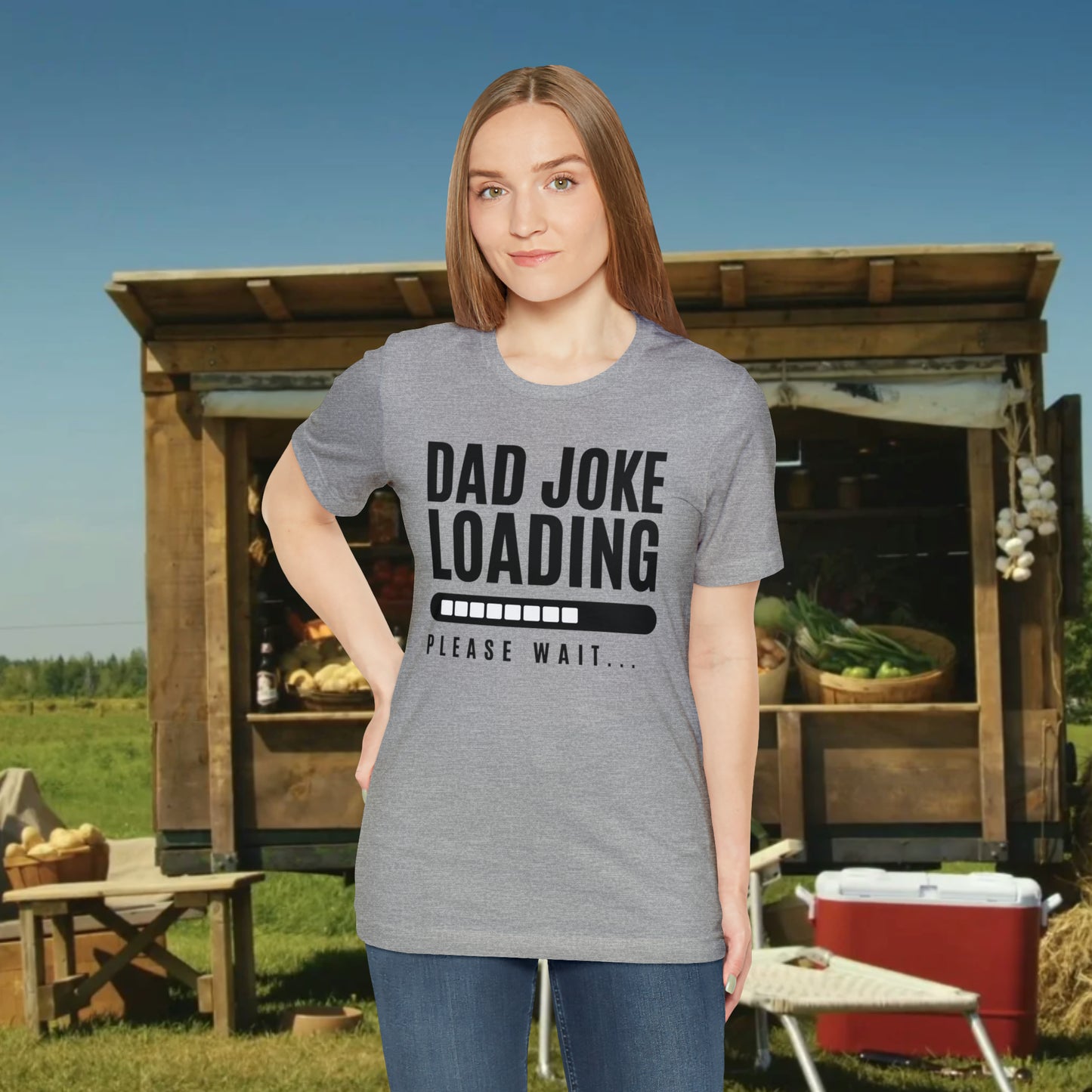 Dad Joke Loading Please Wait / Unisex Jersey Short Sleeve Tee