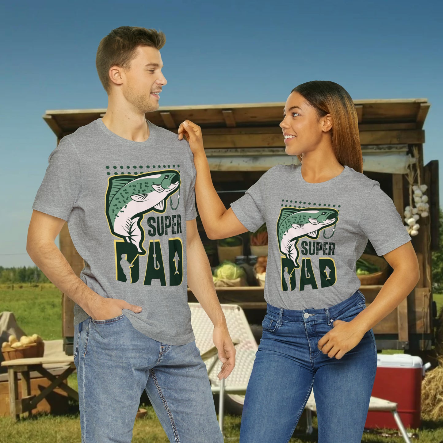 Super Dad/ Unisex Jersey Short Sleeve Tee