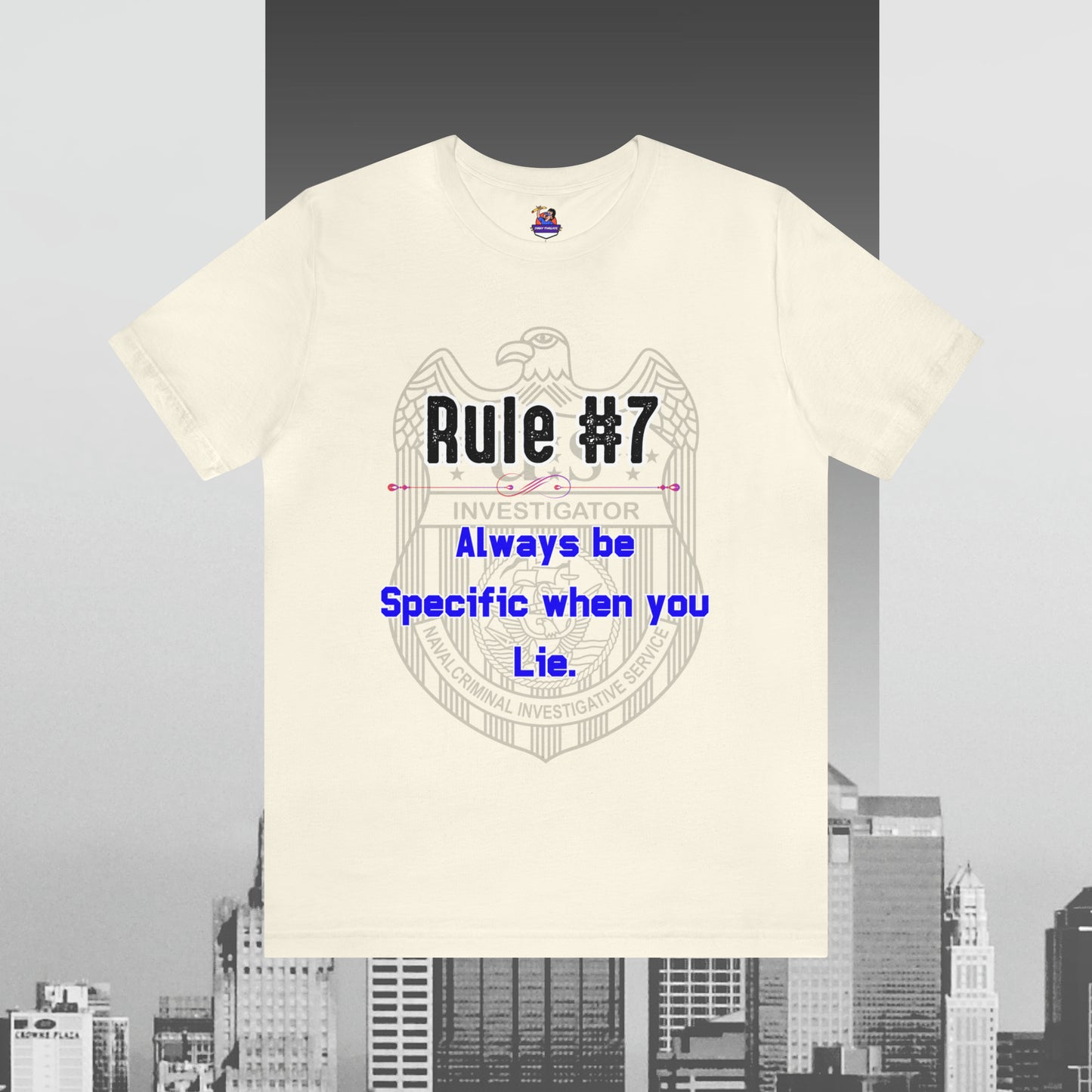 Rules of Gibbs #7 Always be Specific When you Lie Unisex Jersey Short Sleeve Tee