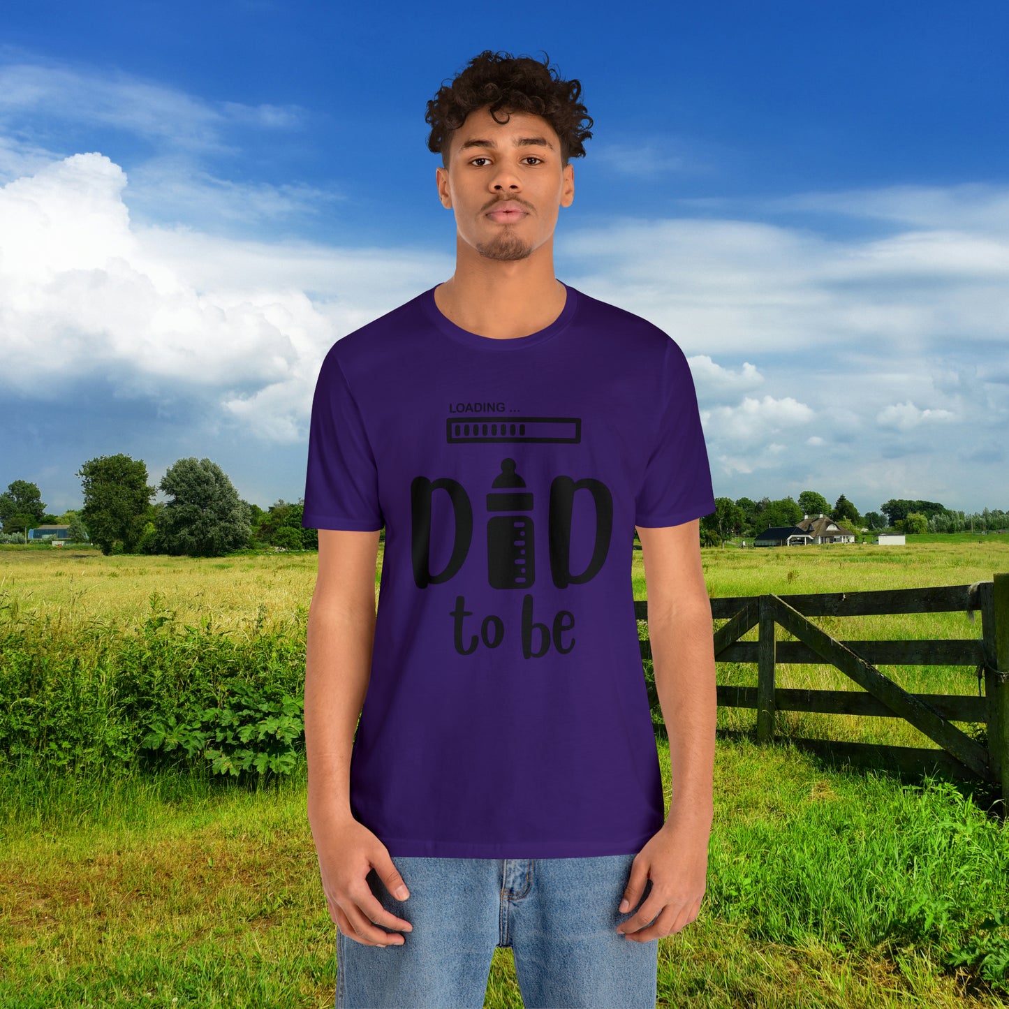 Dad To BE/ Unisex Jersey Short Sleeve Tee