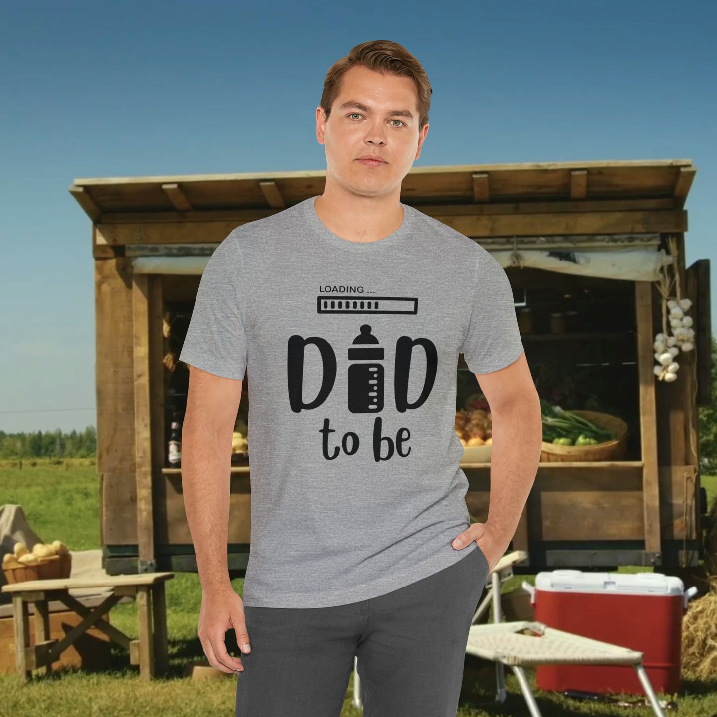 Dad To BE/ Unisex Jersey Short Sleeve Tee