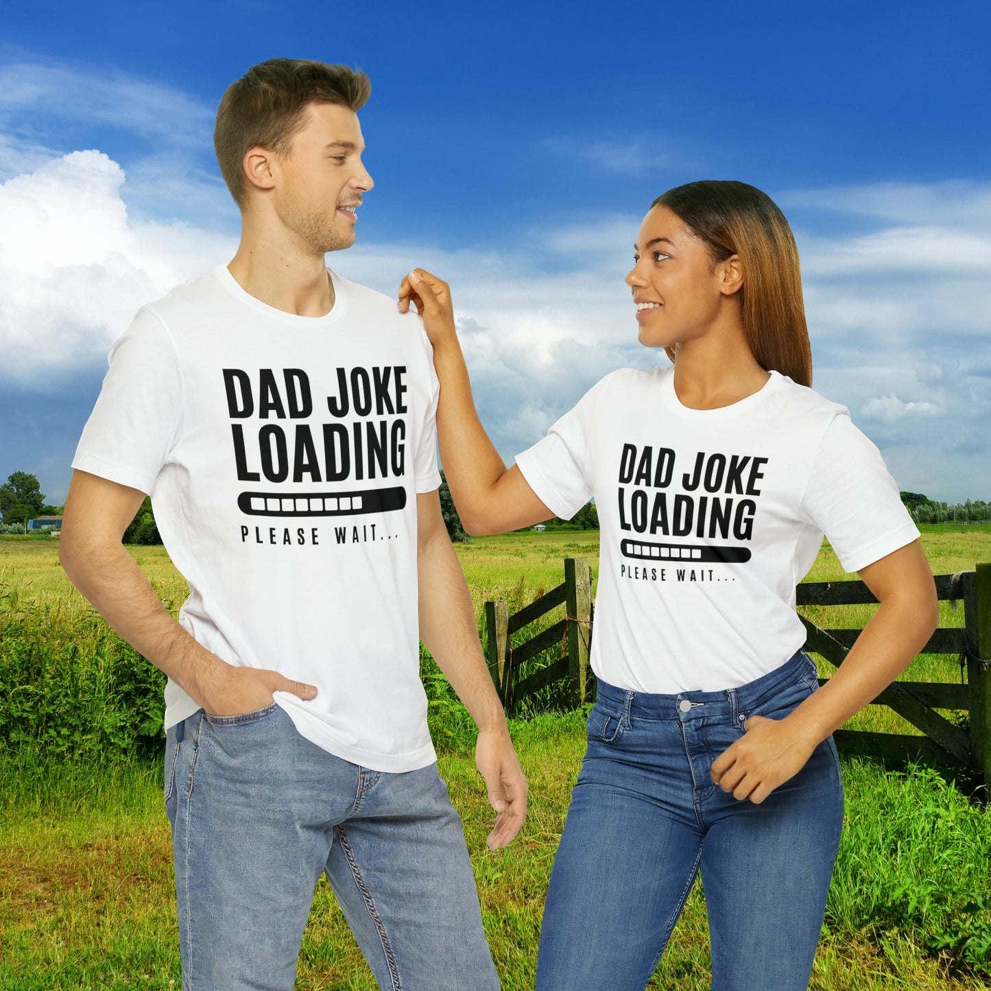 Dad Joke Loading Please Wait / Unisex Jersey Short Sleeve Tee