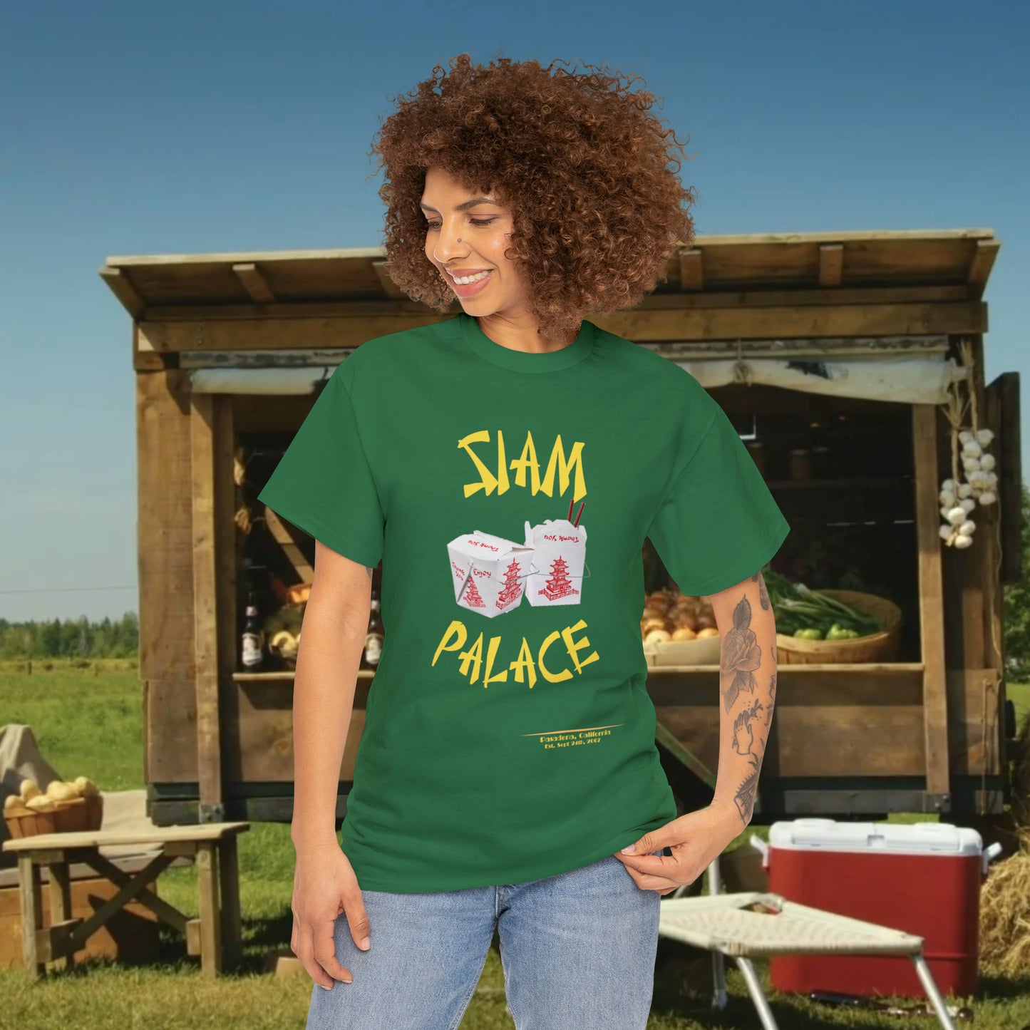 Siam Palace Established 2007 Unisex Heavy Cotton Tee