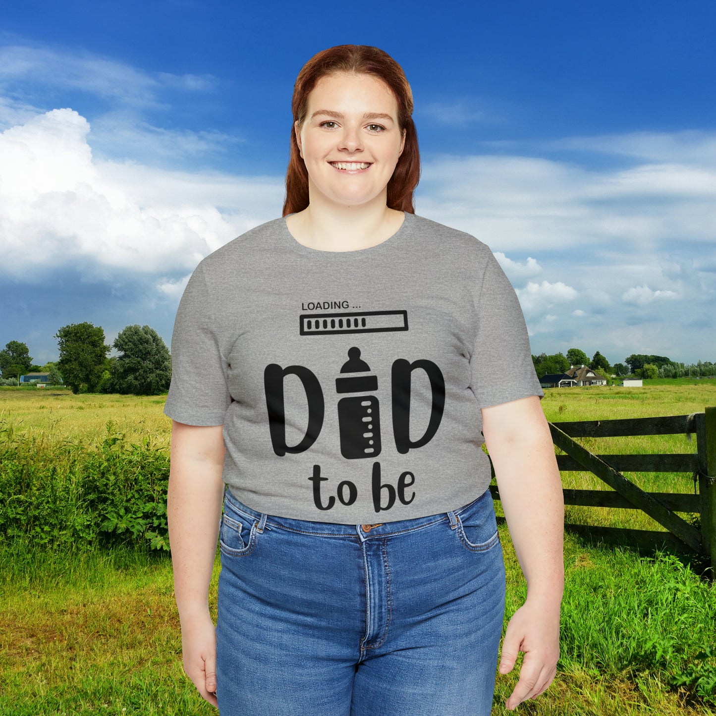 Dad To BE/ Unisex Jersey Short Sleeve Tee