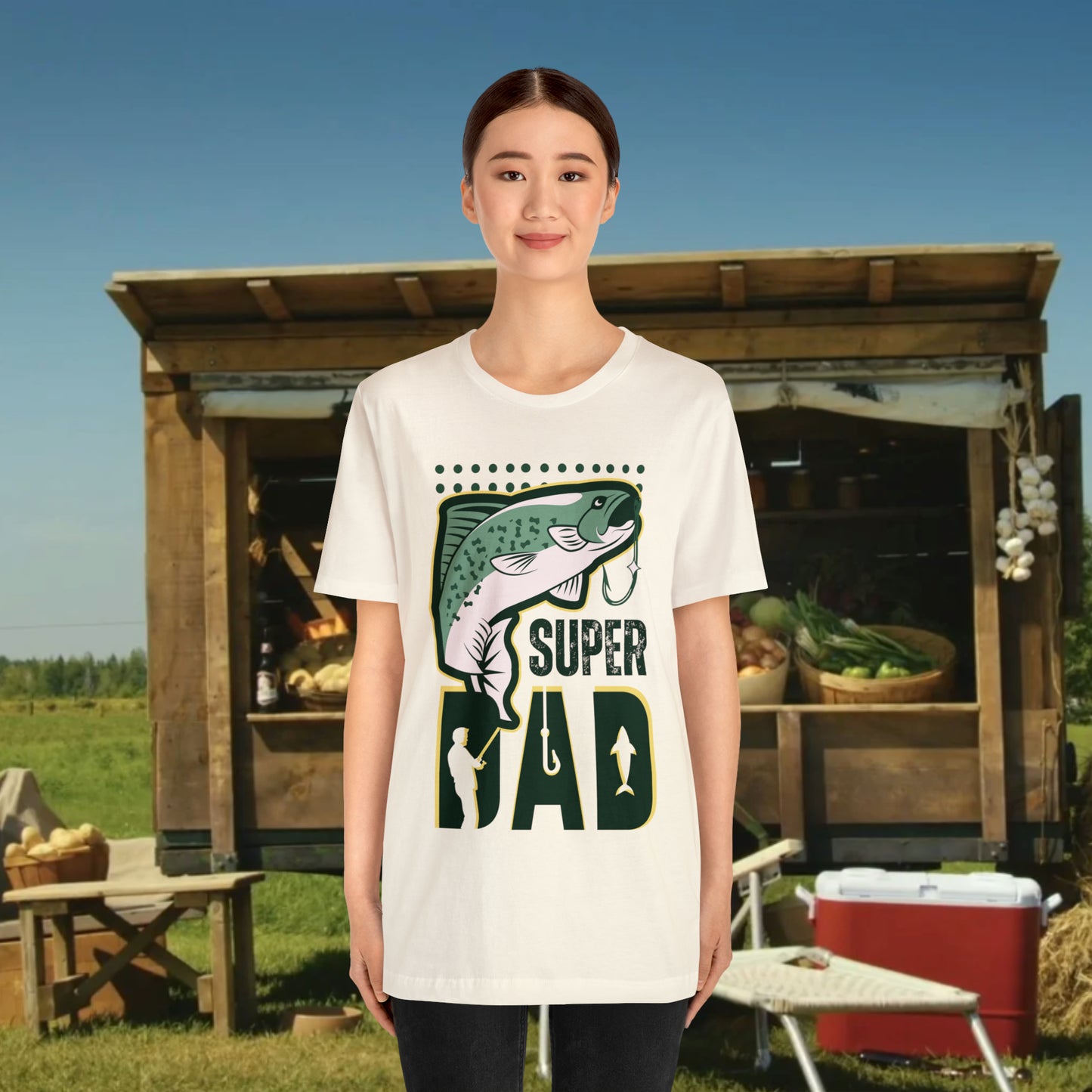 Super Dad/ Unisex Jersey Short Sleeve Tee