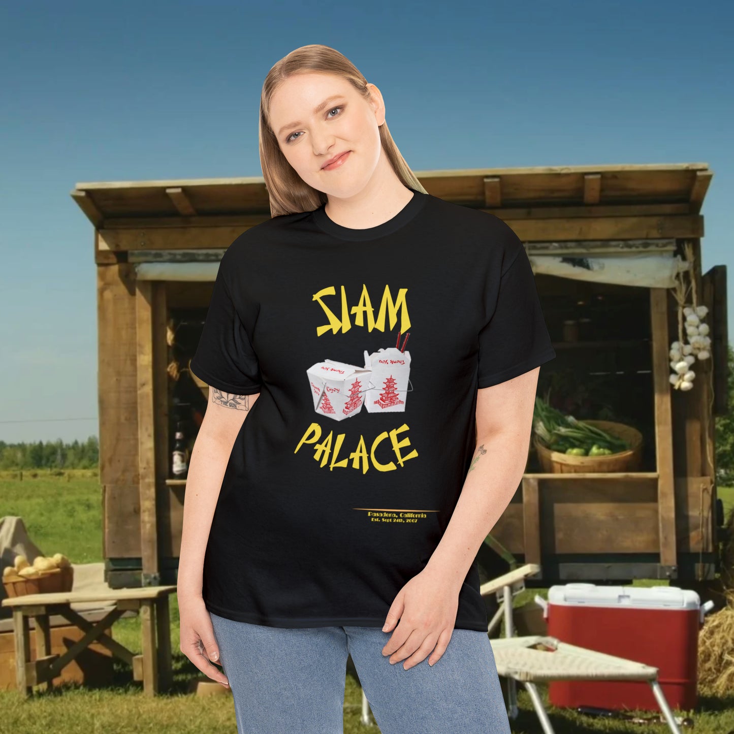 Siam Palace Established 2007 Unisex Heavy Cotton Tee