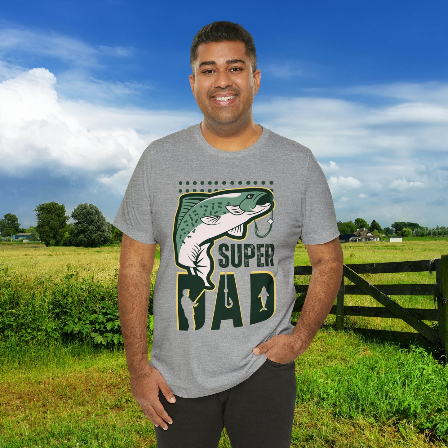 Super Dad/ Unisex Jersey Short Sleeve Tee