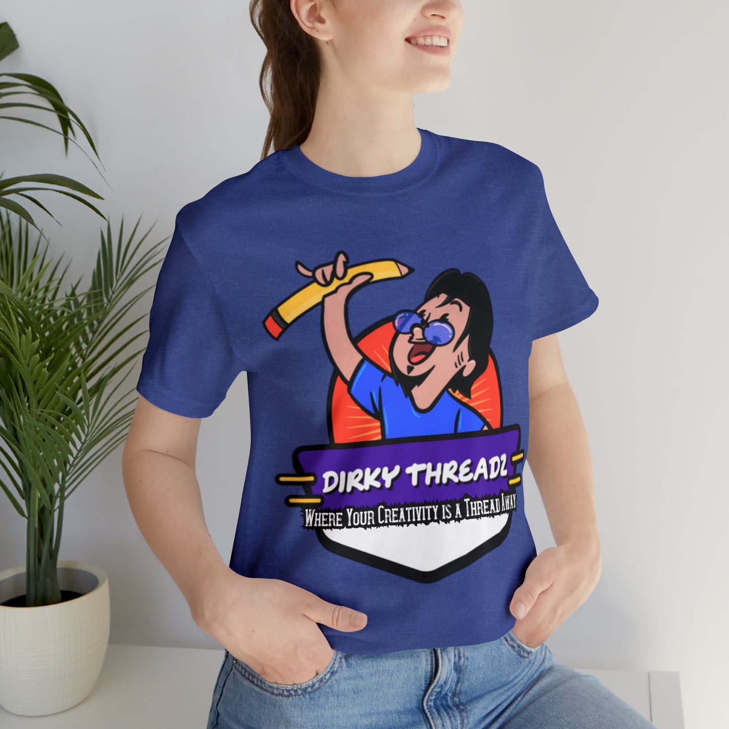 Dirky Threadz Unisex Jersey Short Sleeve Tee