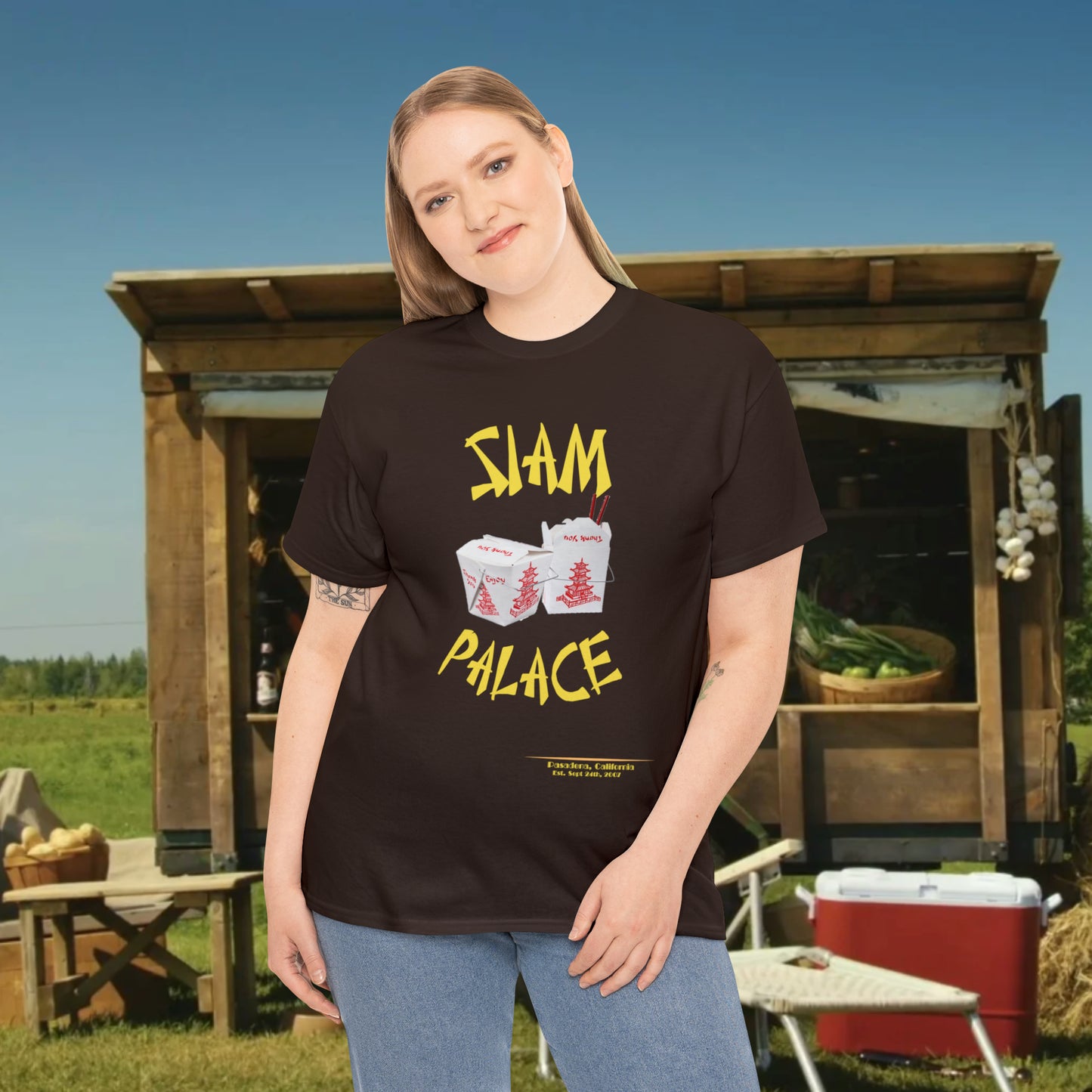 Siam Palace Established 2007 Unisex Heavy Cotton Tee