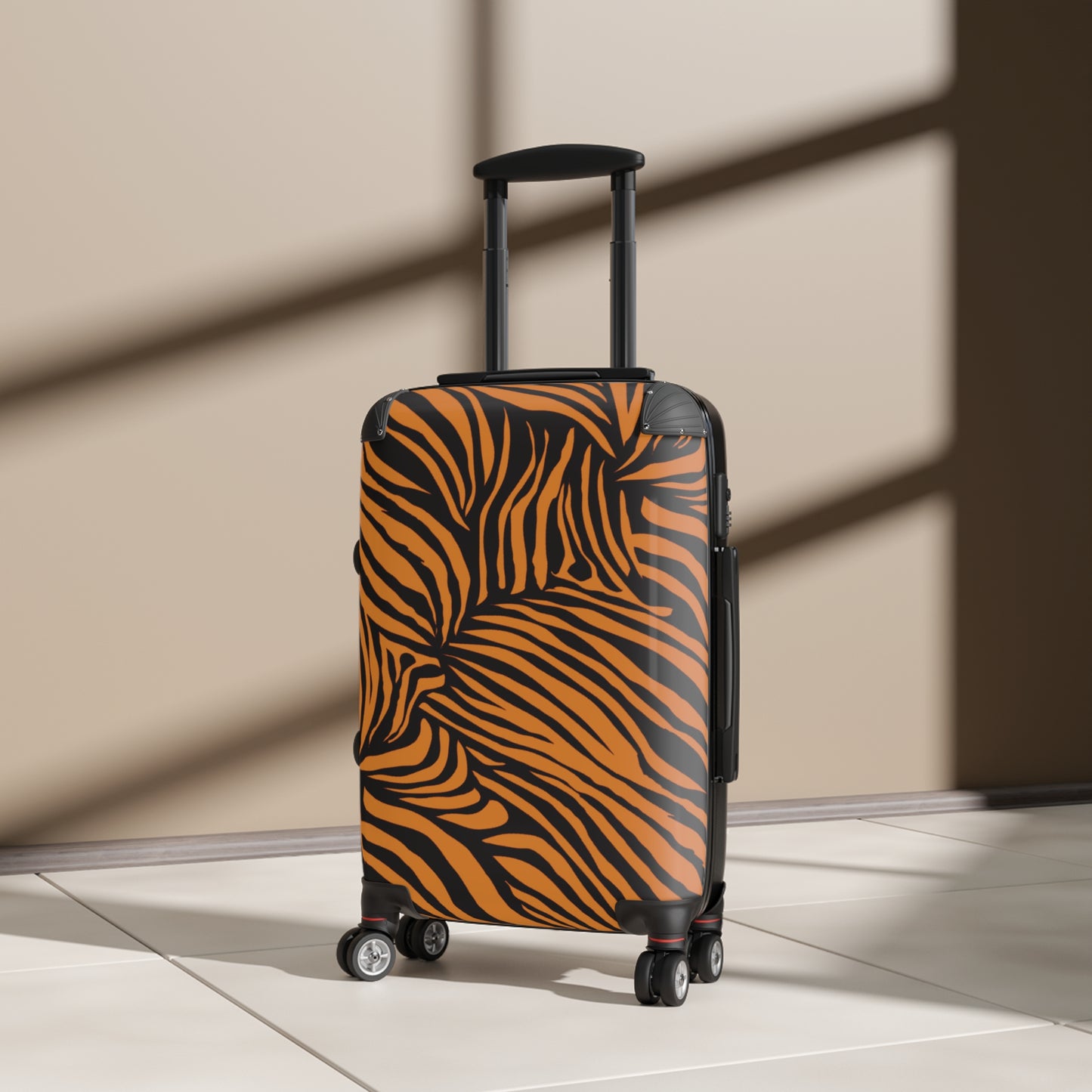 Tiger Print Suitcase