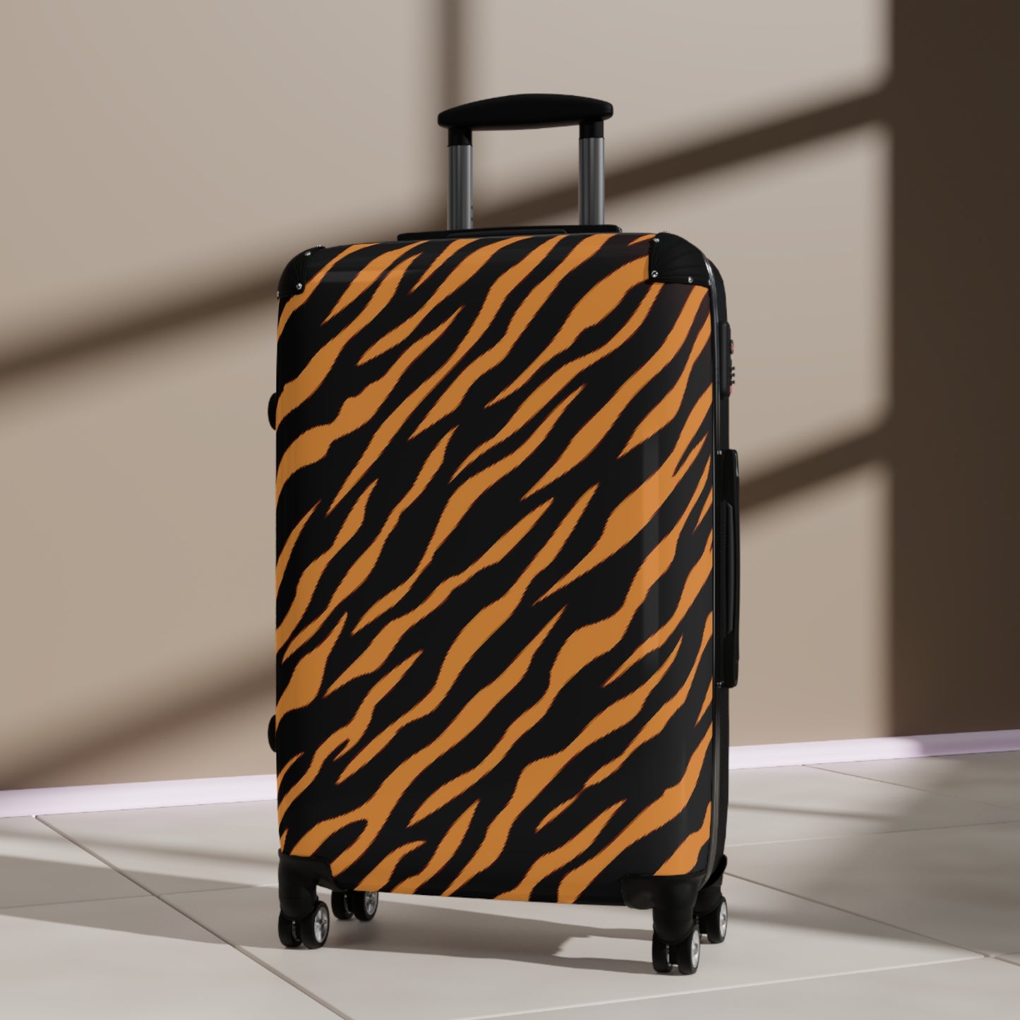 Tiger Print Suitcase