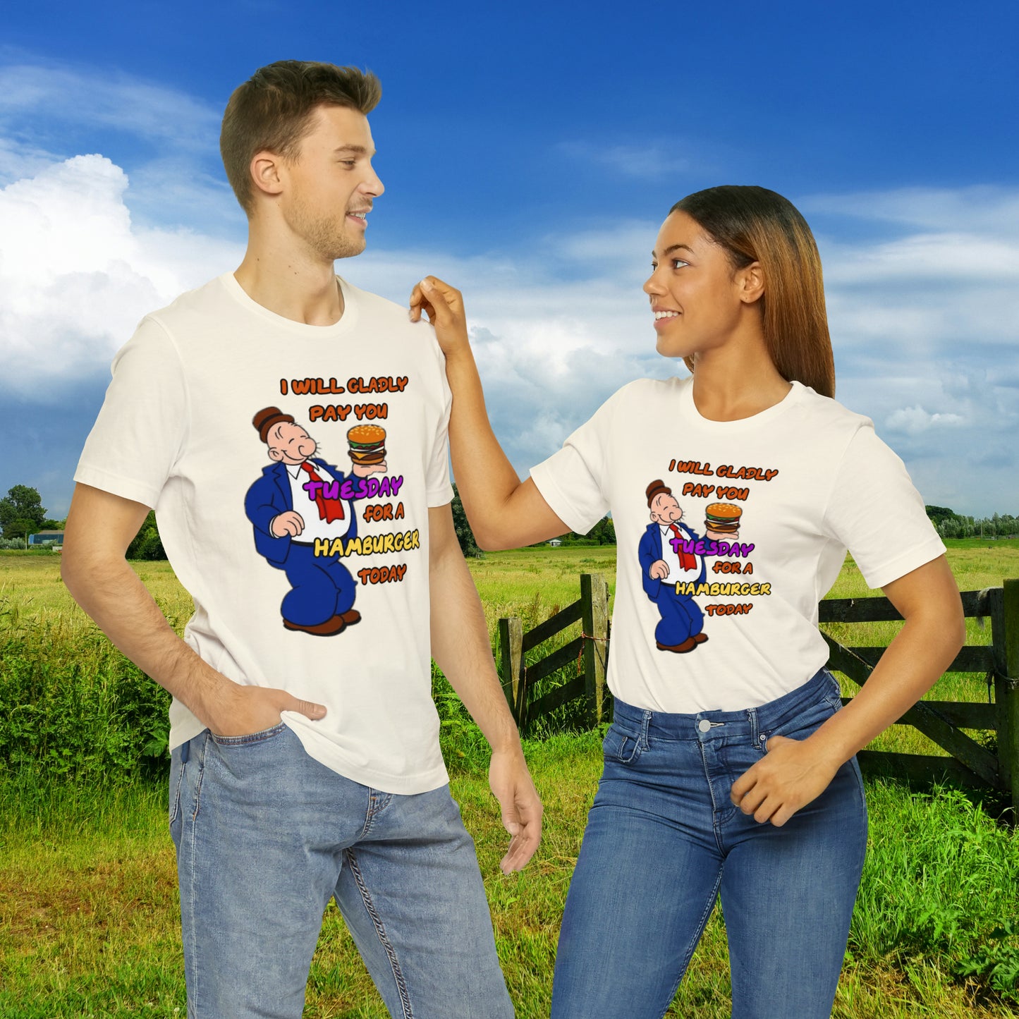 Popeye's Friend Wimpy/Unisex Jersey Short Sleeve Tee