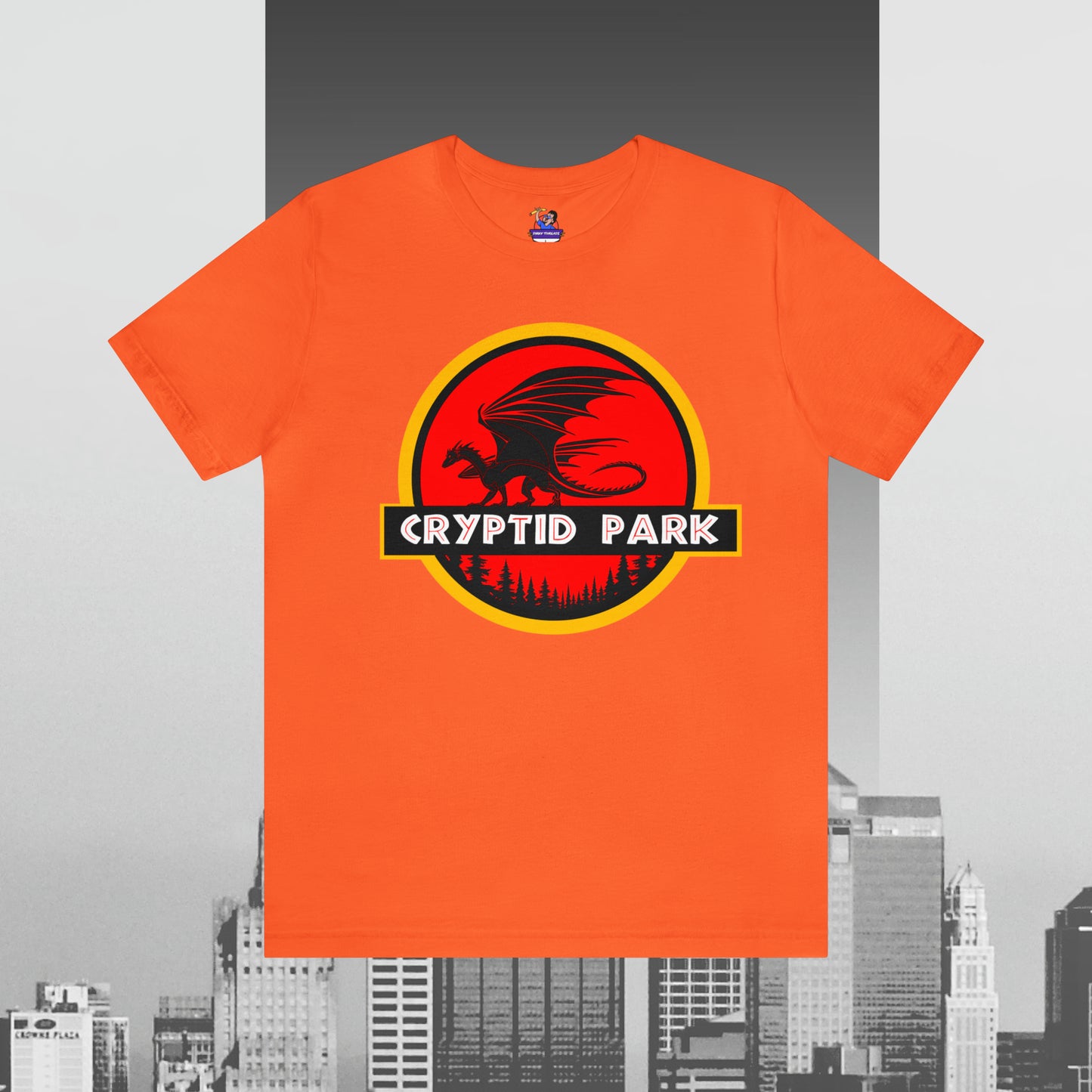 Cryptid Park Series Present The Dragon Unisex Jersey Short Sleeve Tee