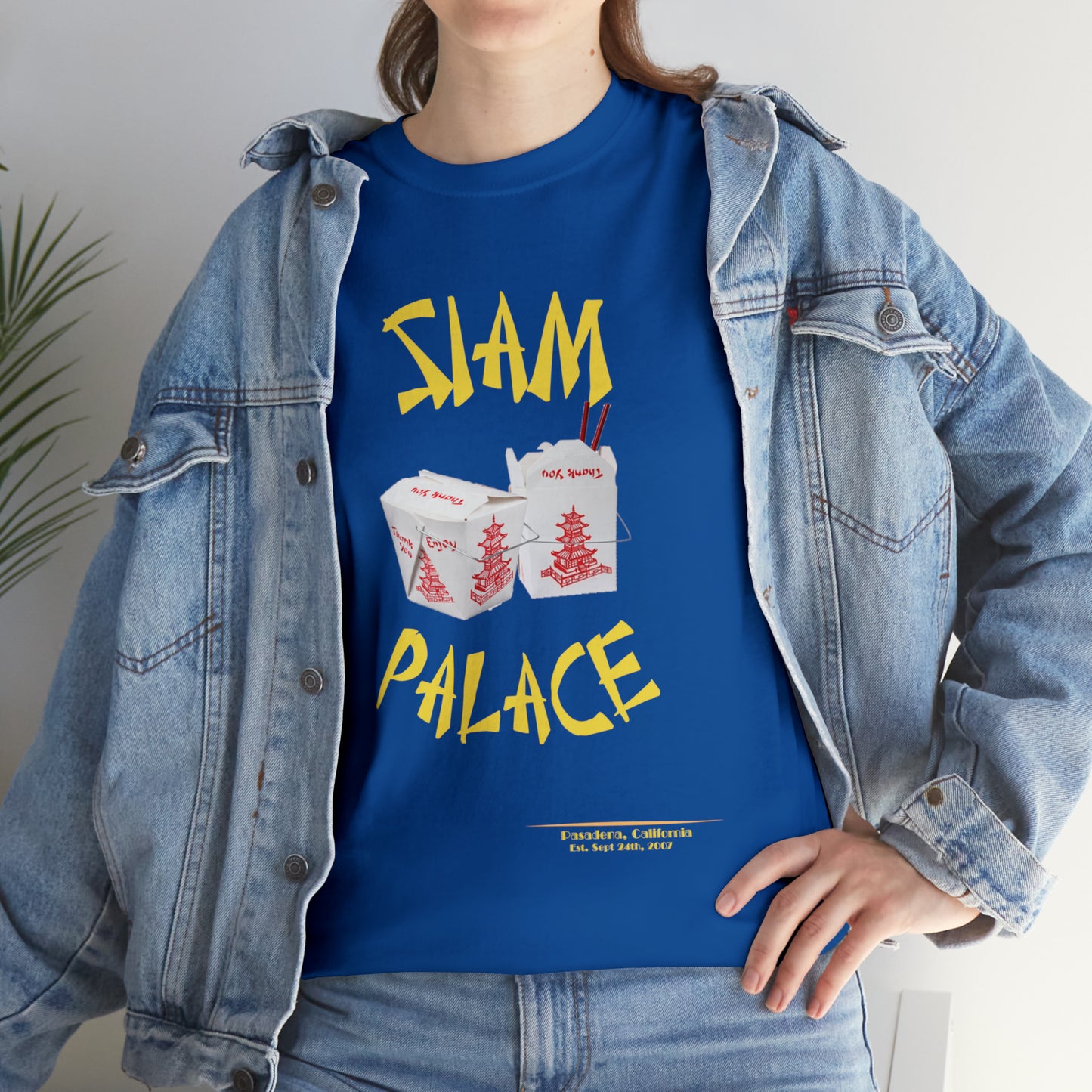 Siam Palace Established 2007 Unisex Heavy Cotton Tee