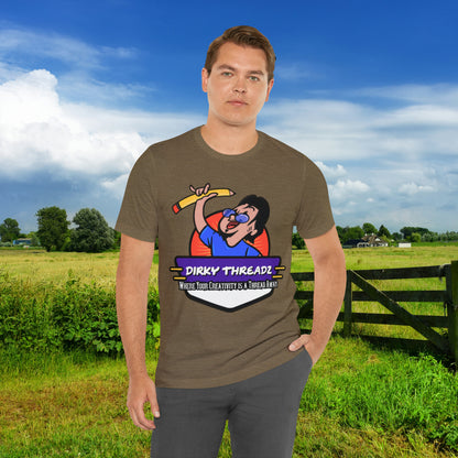 Dirky Threadz Unisex Jersey Short Sleeve Tee