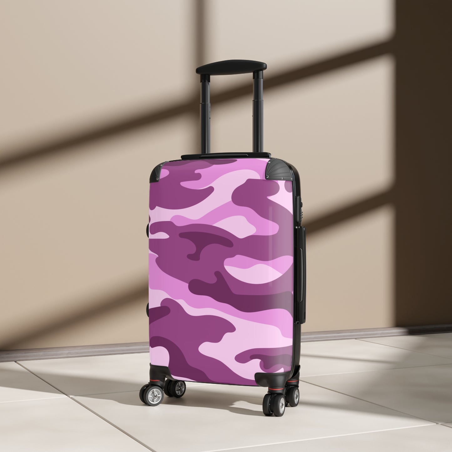 Pink Camo Suitcase