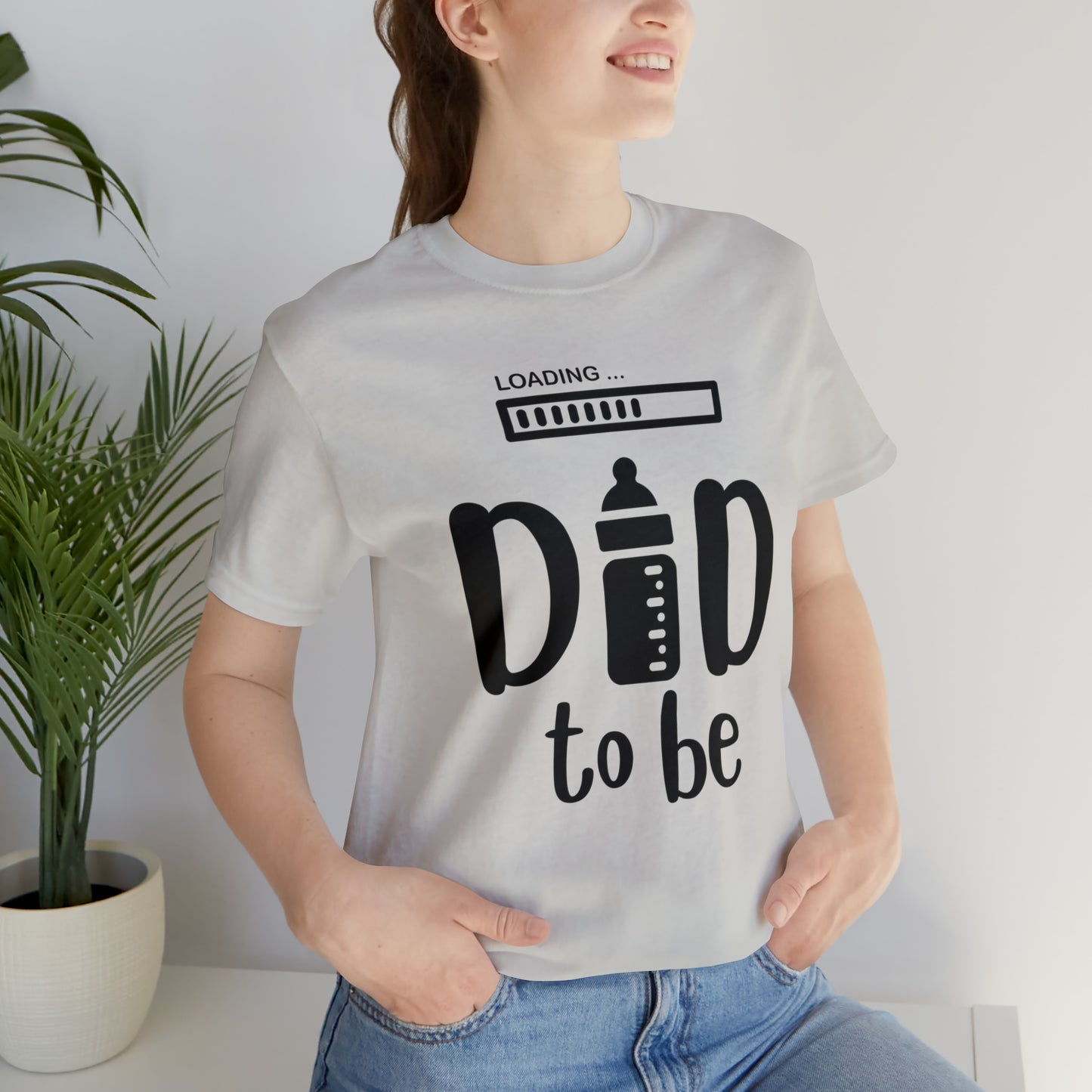 Dad To BE/ Unisex Jersey Short Sleeve Tee