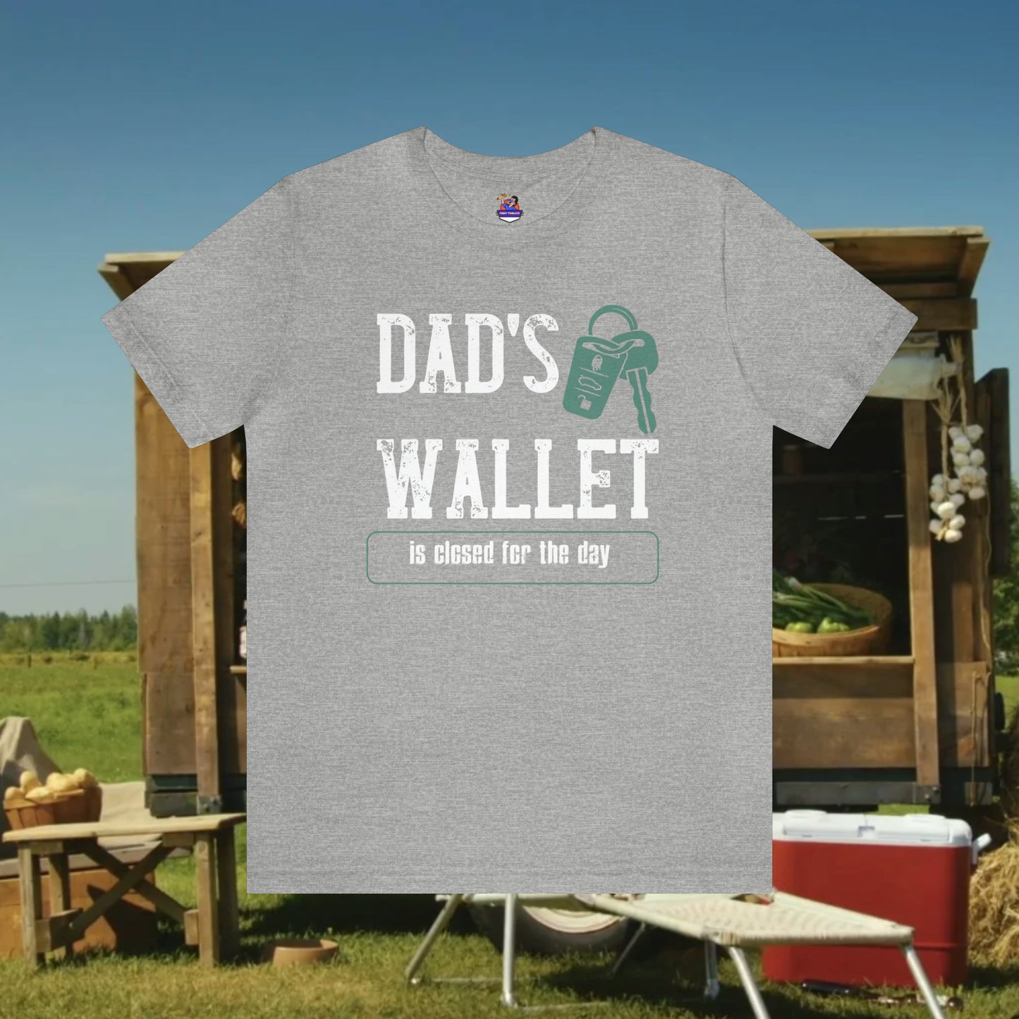 Dad's Wallet Is Closed For the Day /Unisex Jersey Short Sleeve Tee