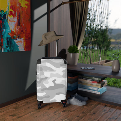 Grey Camo Suitcase