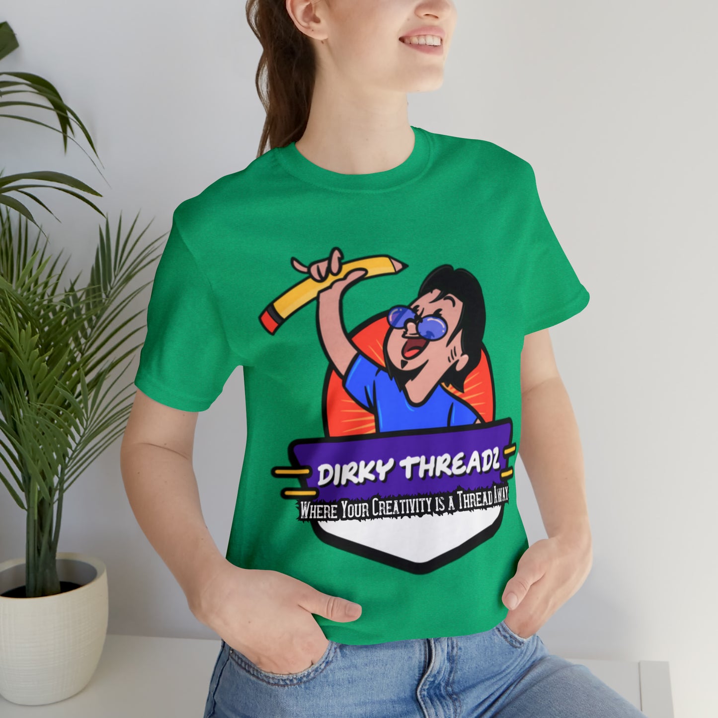 Dirky Threadz Unisex Jersey Short Sleeve Tee