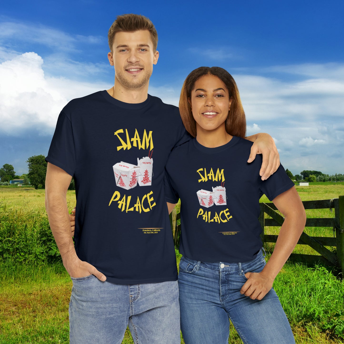 Siam Palace Established 2007 Unisex Heavy Cotton Tee