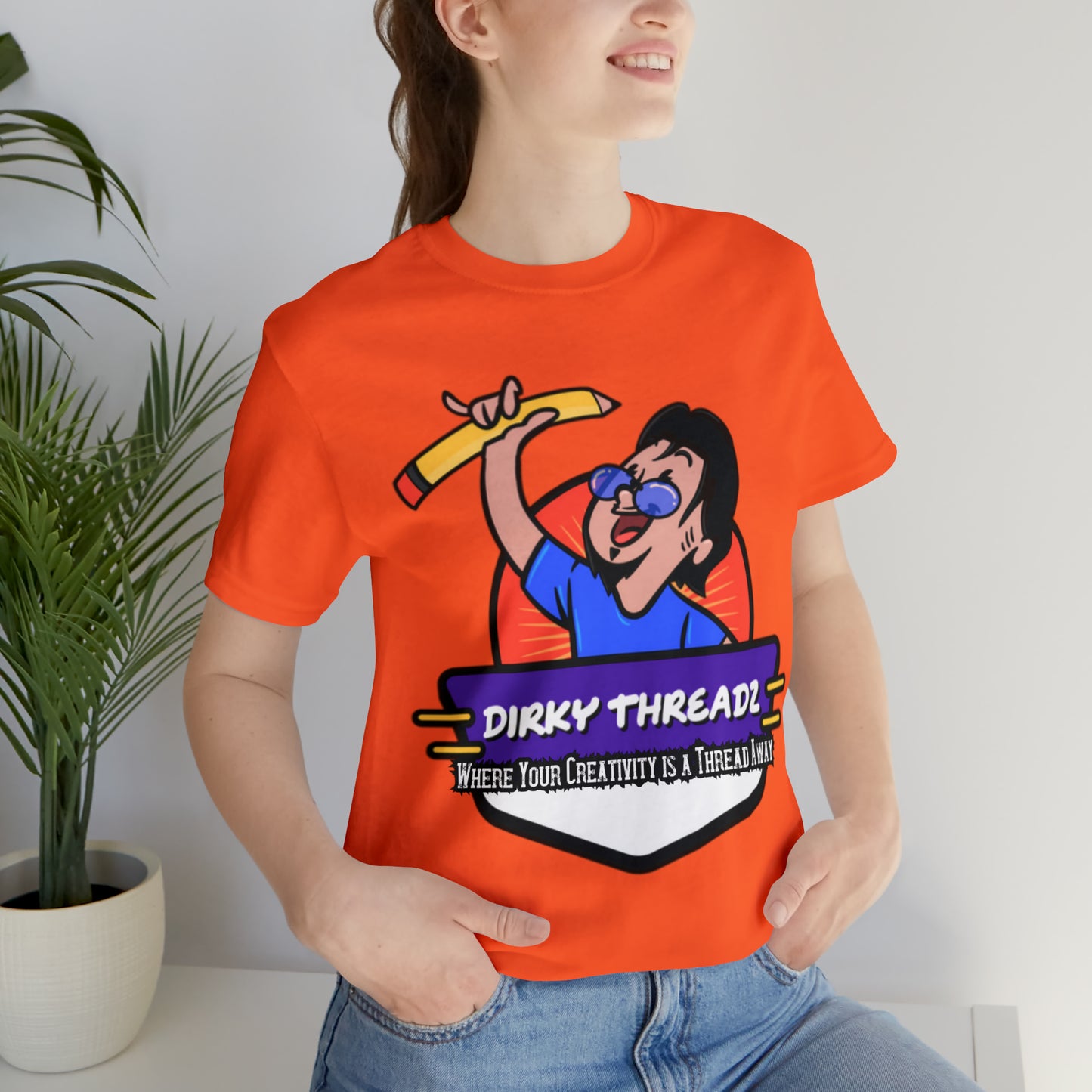 Dirky Threadz Unisex Jersey Short Sleeve Tee