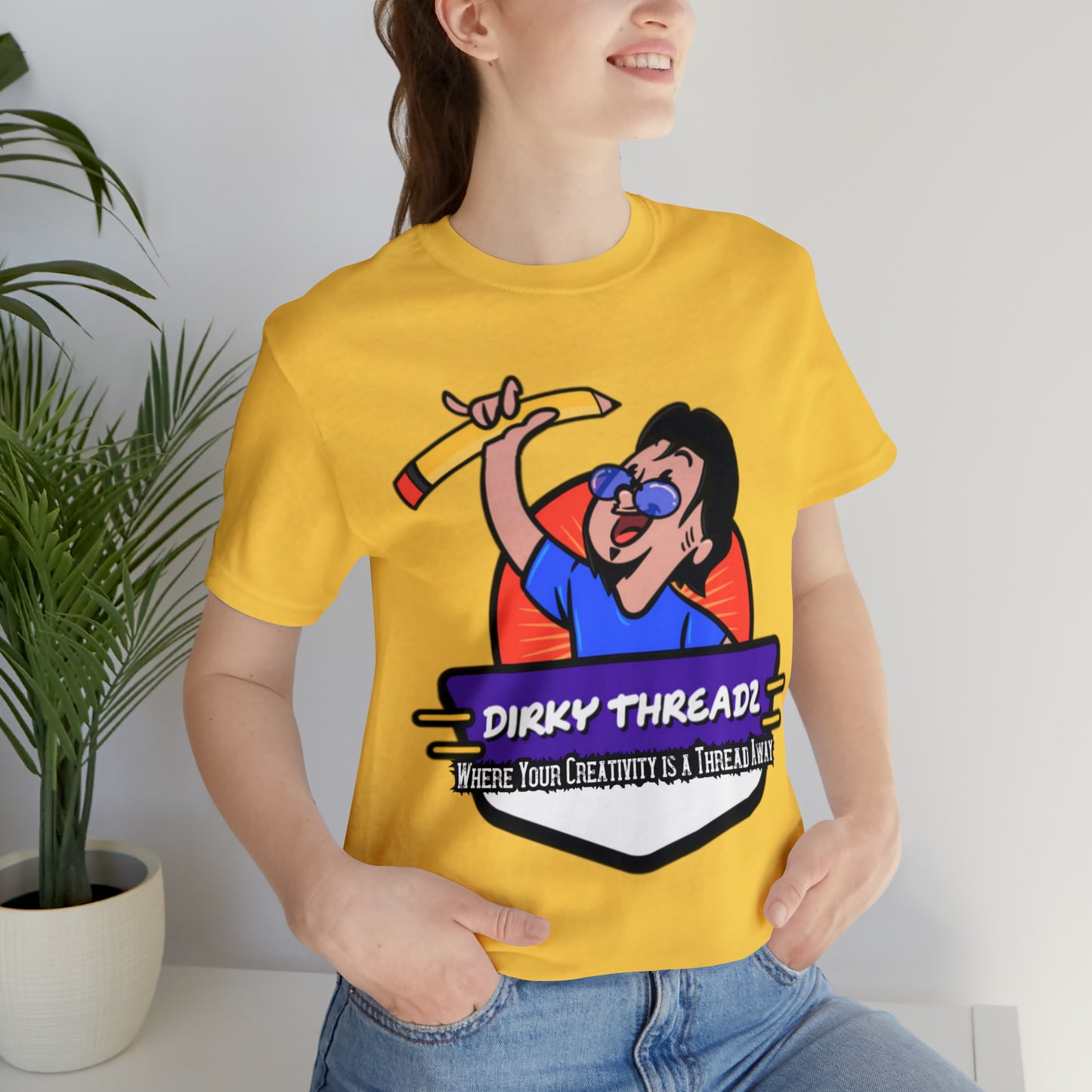 Dirky Threadz Unisex Jersey Short Sleeve Tee