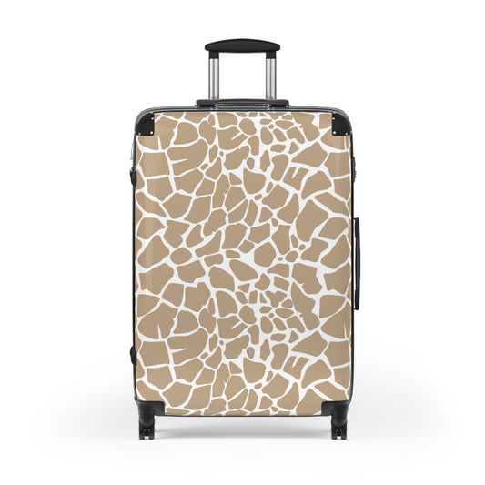 Giraffe Print Suitcase