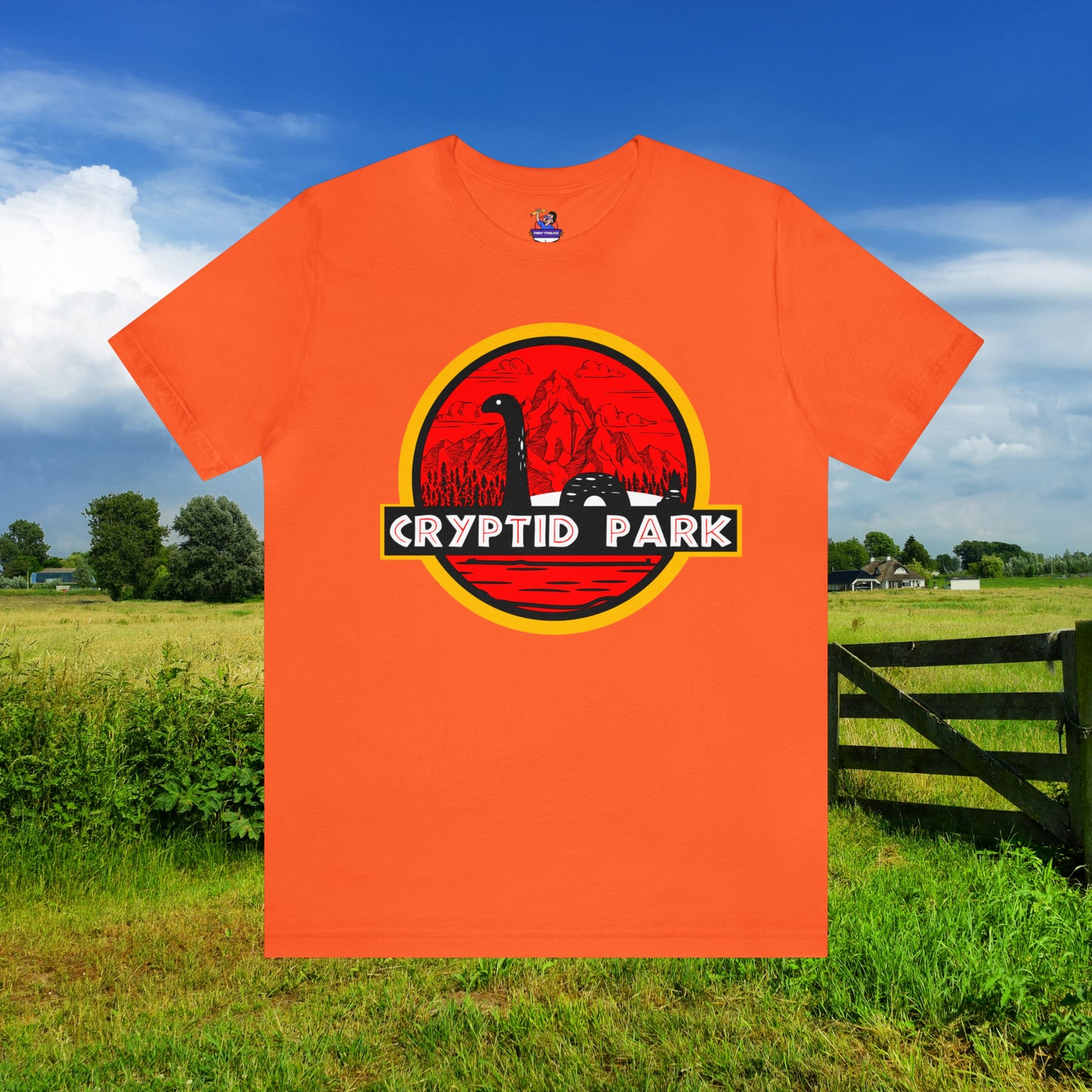 Cryptid Park Series Present The Loch Ness Monster Unisex Jersey Short Sleeve Tee