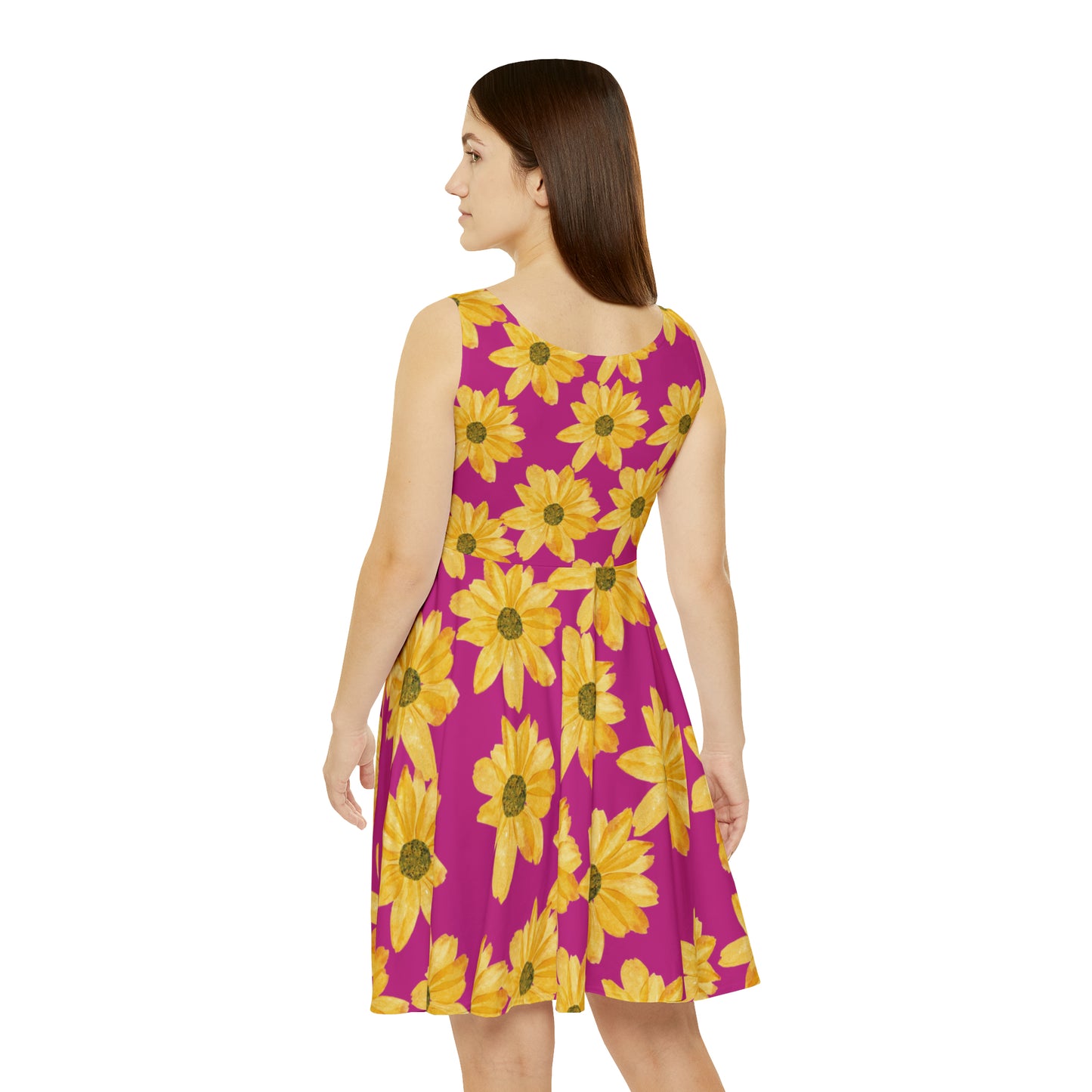 Flowers Women's Skater Dress (AOP)