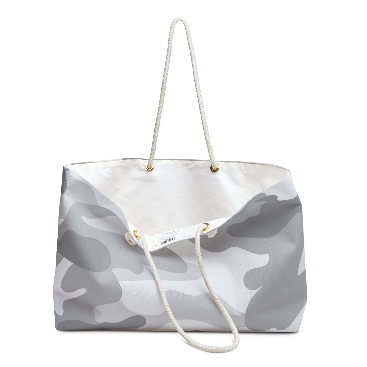 Grey Camo Weekender Bag