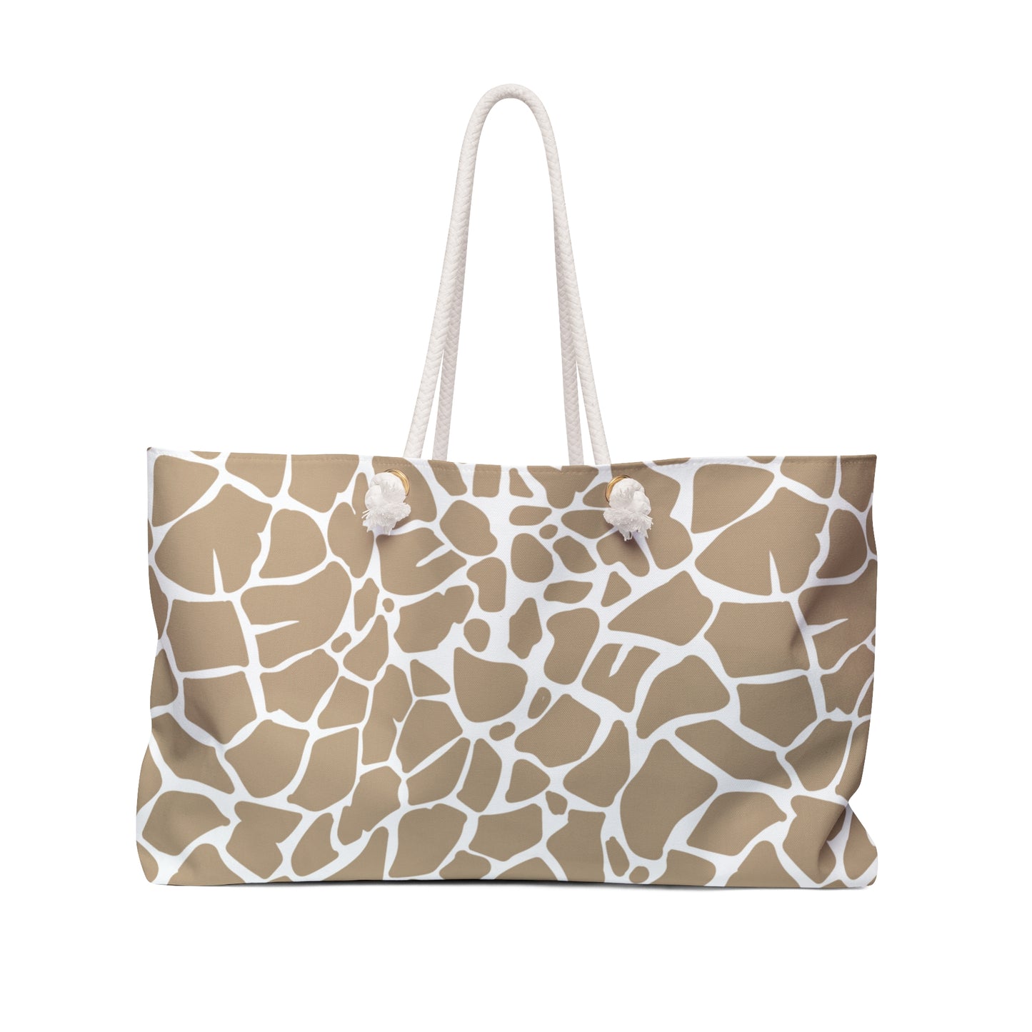 Giraffe Print Weekender Bag