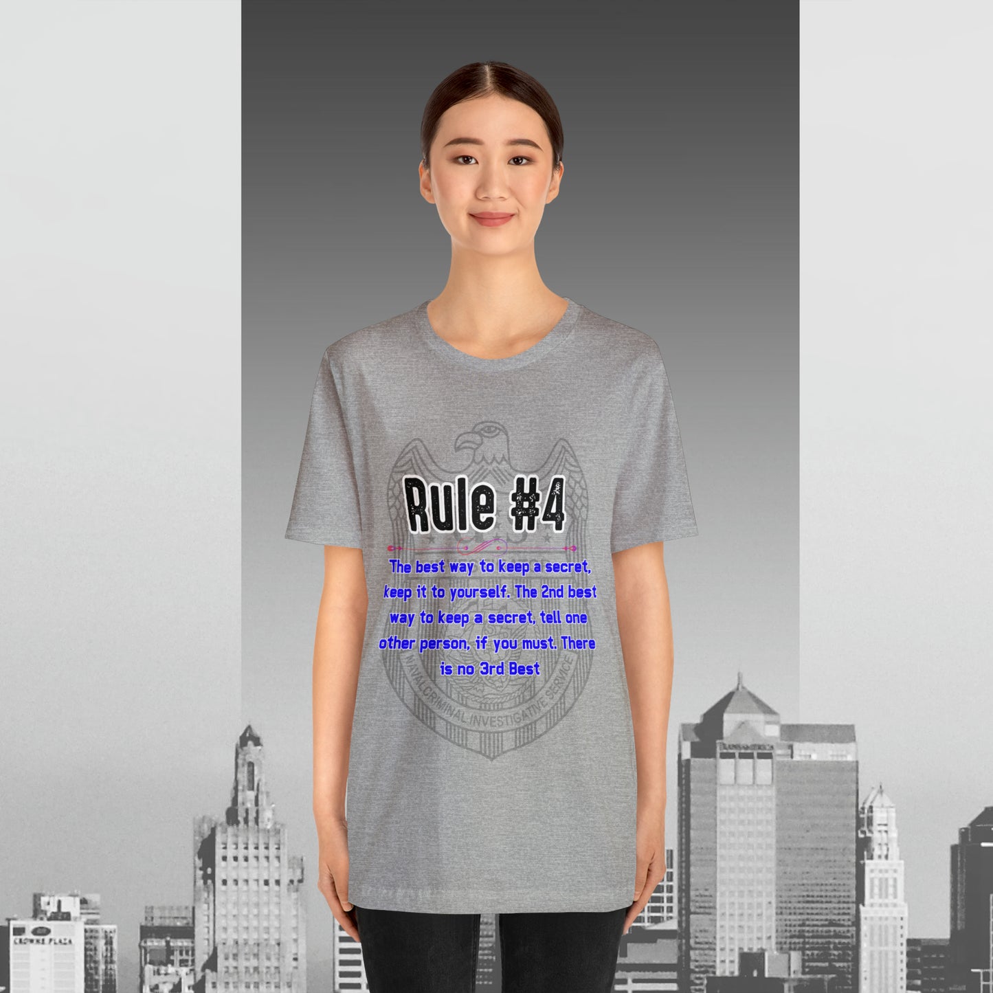 Rules of Gibbs #4 If you have a secret Keep it to yourself Unisex Jersey Short Sleeve Tee