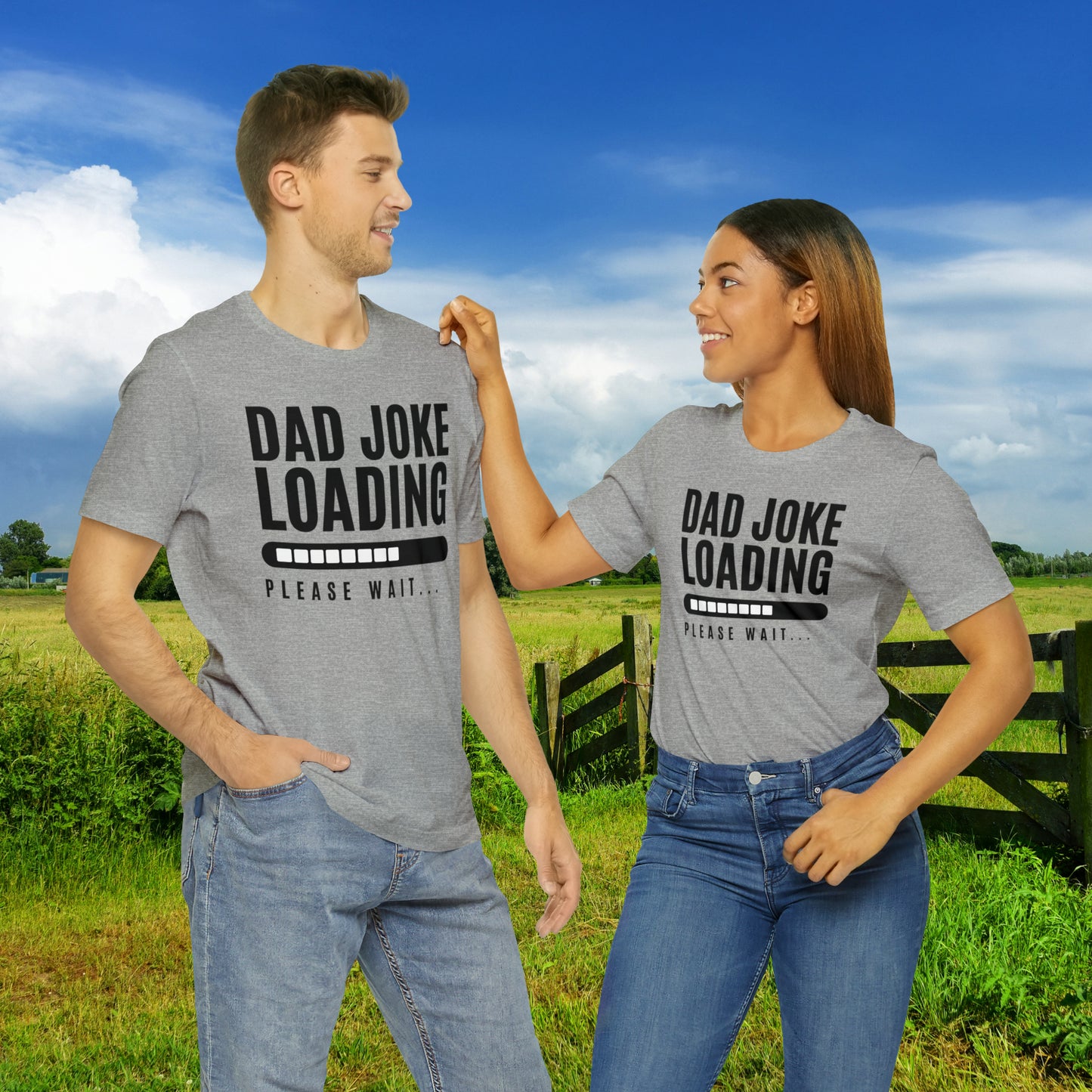 Dad Joke Loading Please Wait / Unisex Jersey Short Sleeve Tee