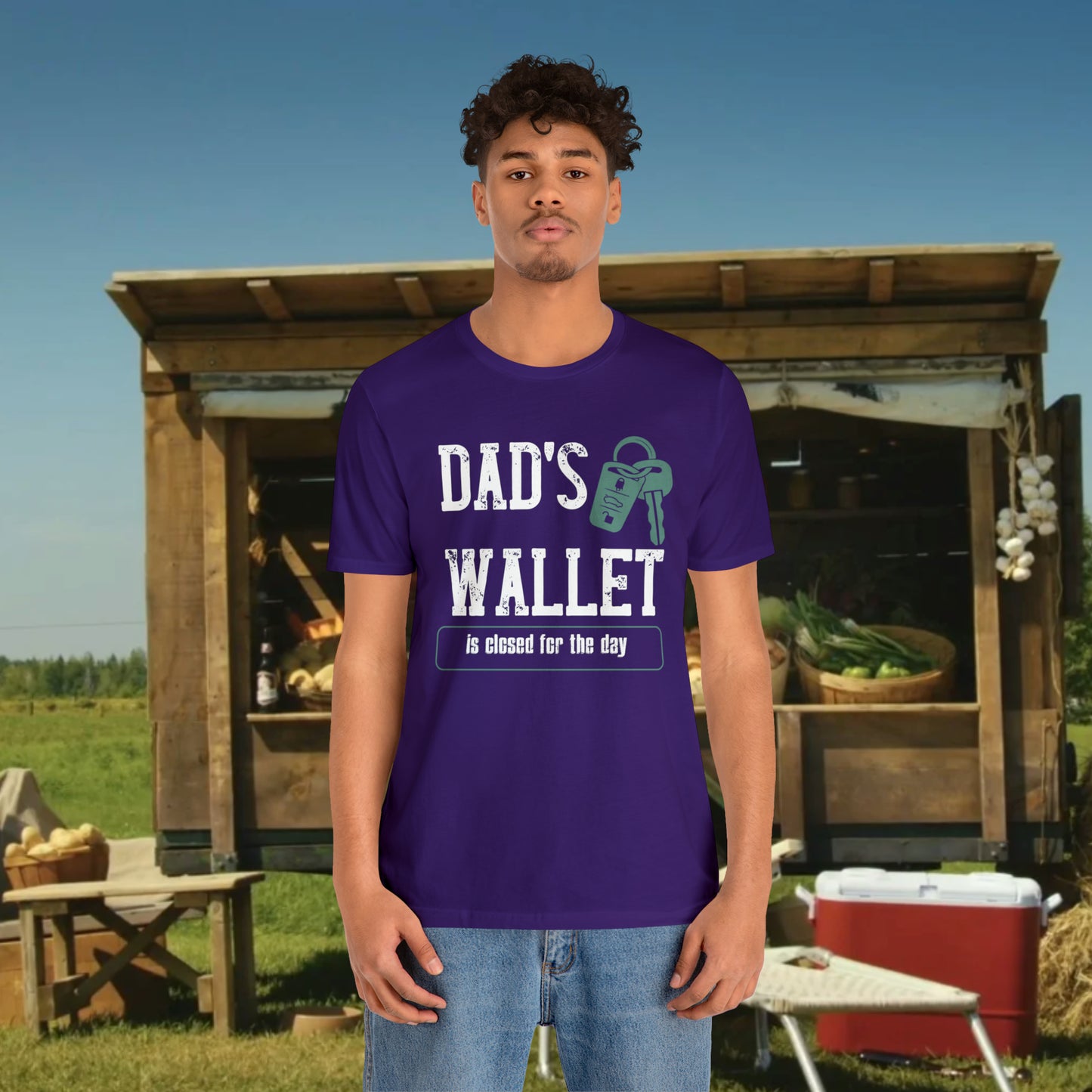 Dad's Wallet Is Closed For the Day /Unisex Jersey Short Sleeve Tee