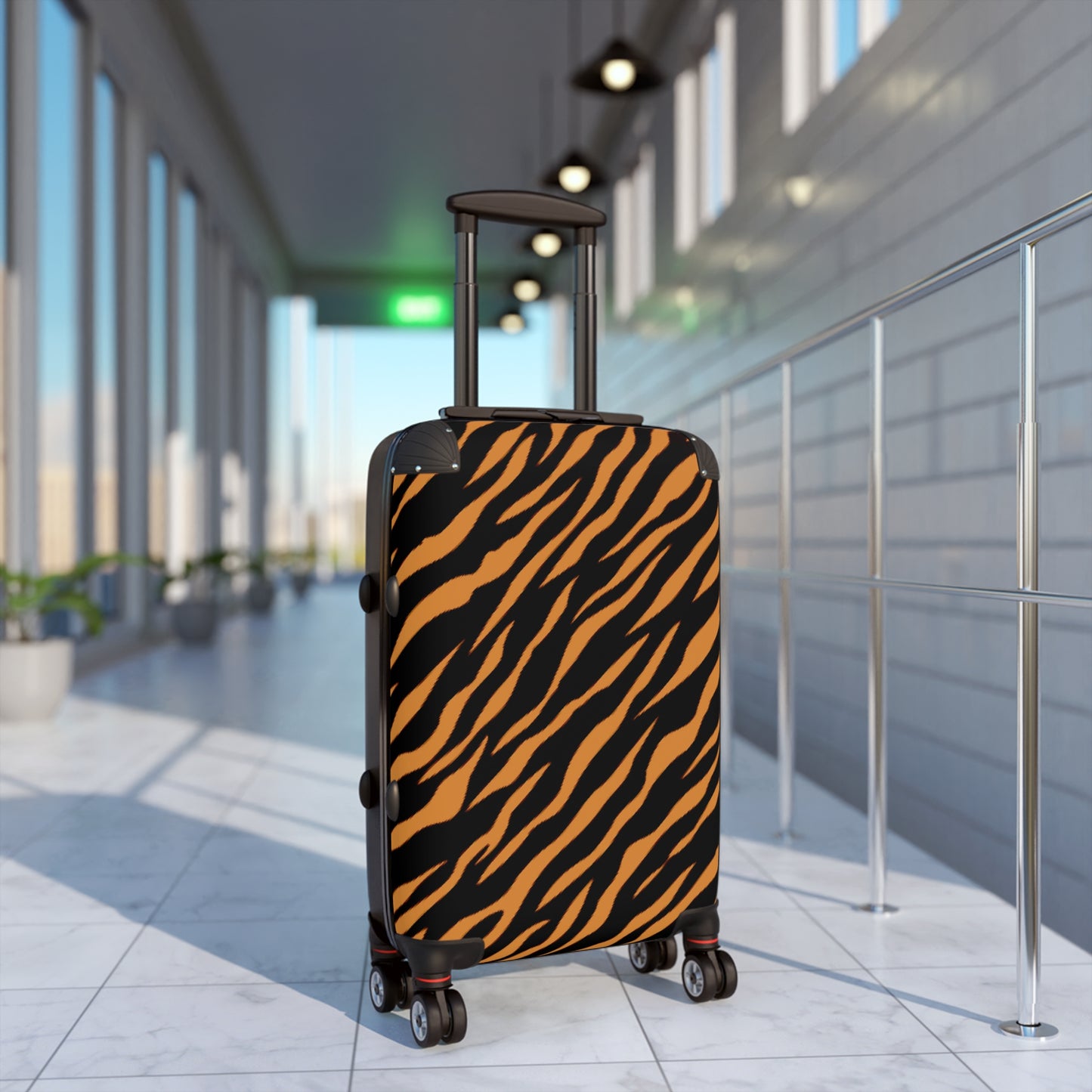 Tiger Print Suitcase