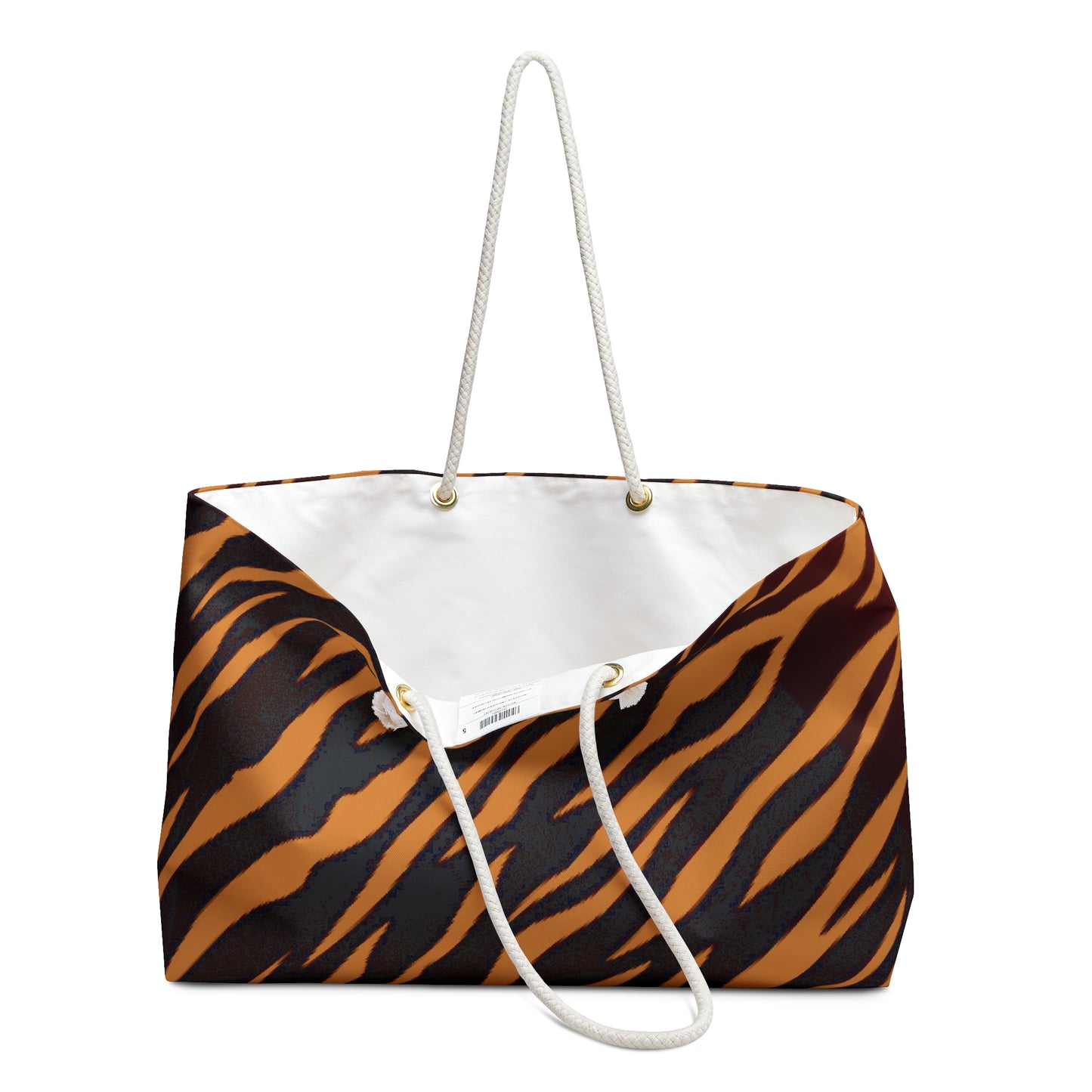 Tiger Print Weekender Bag