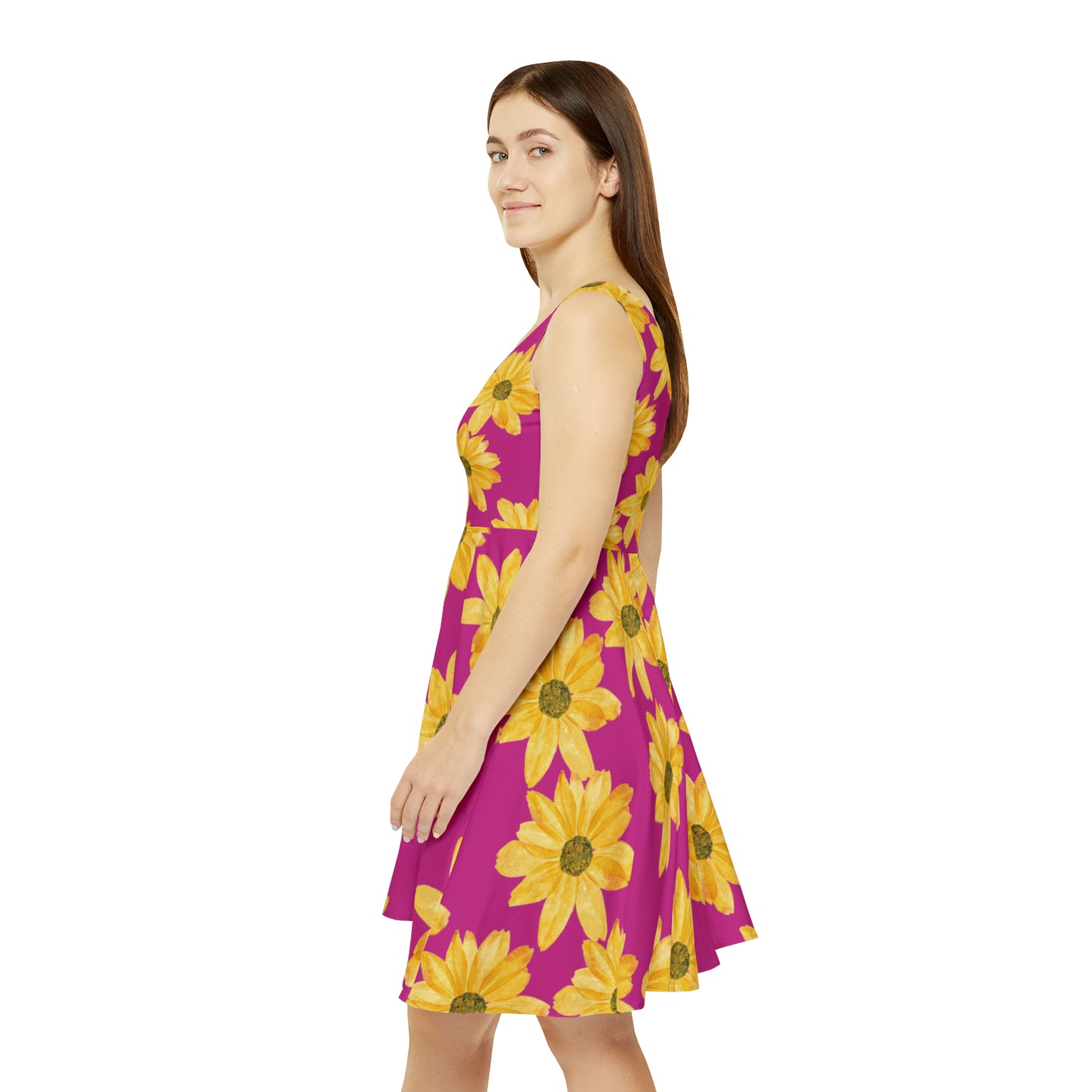 Flowers Women's Skater Dress (AOP)