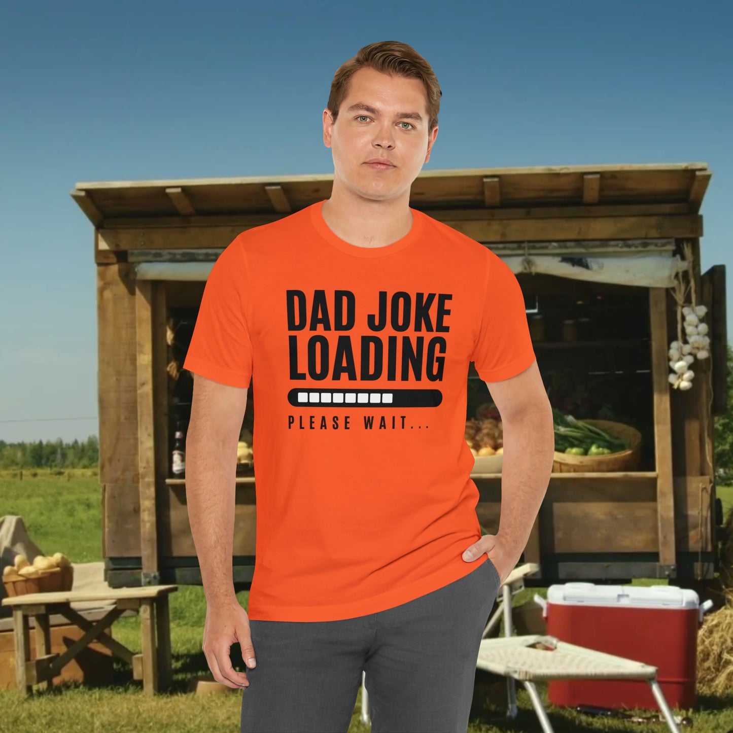 Dad Joke Loading Please Wait / Unisex Jersey Short Sleeve Tee