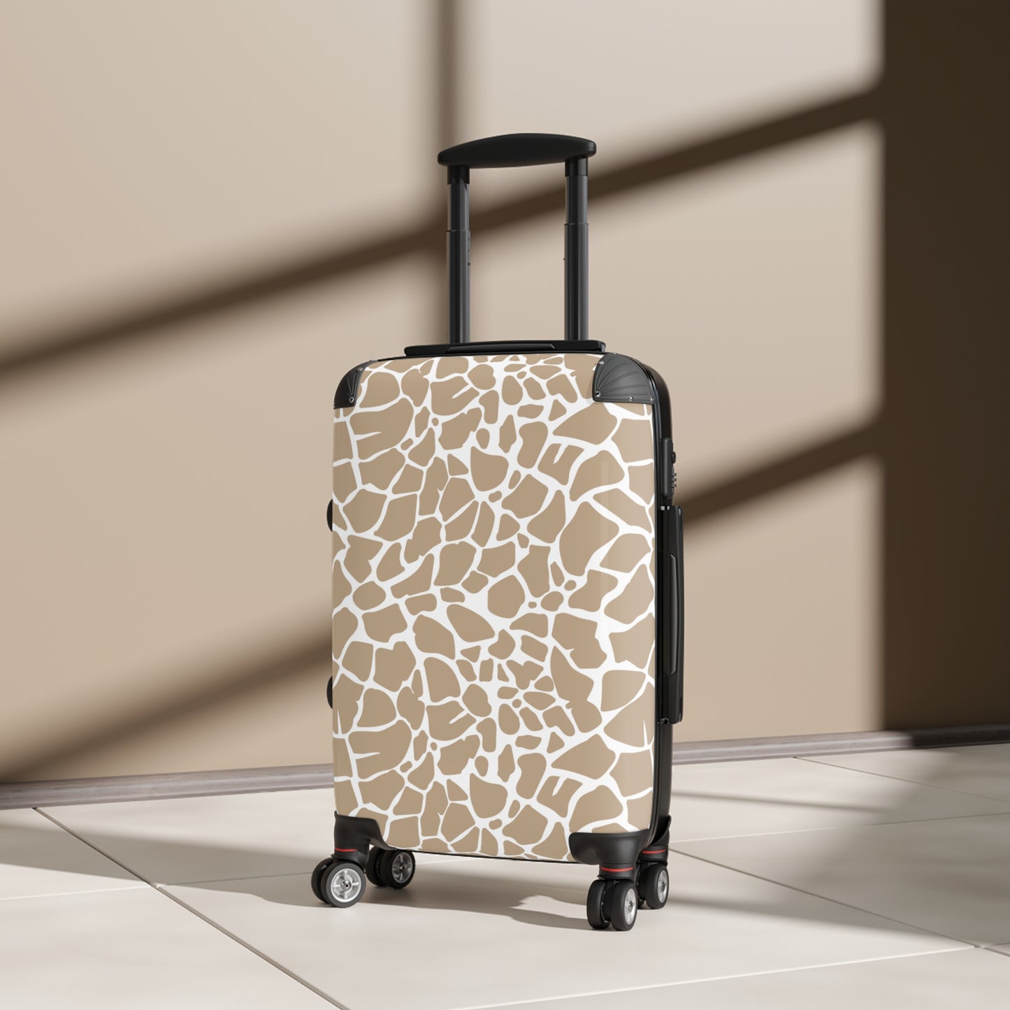 Giraffe Print Suitcase